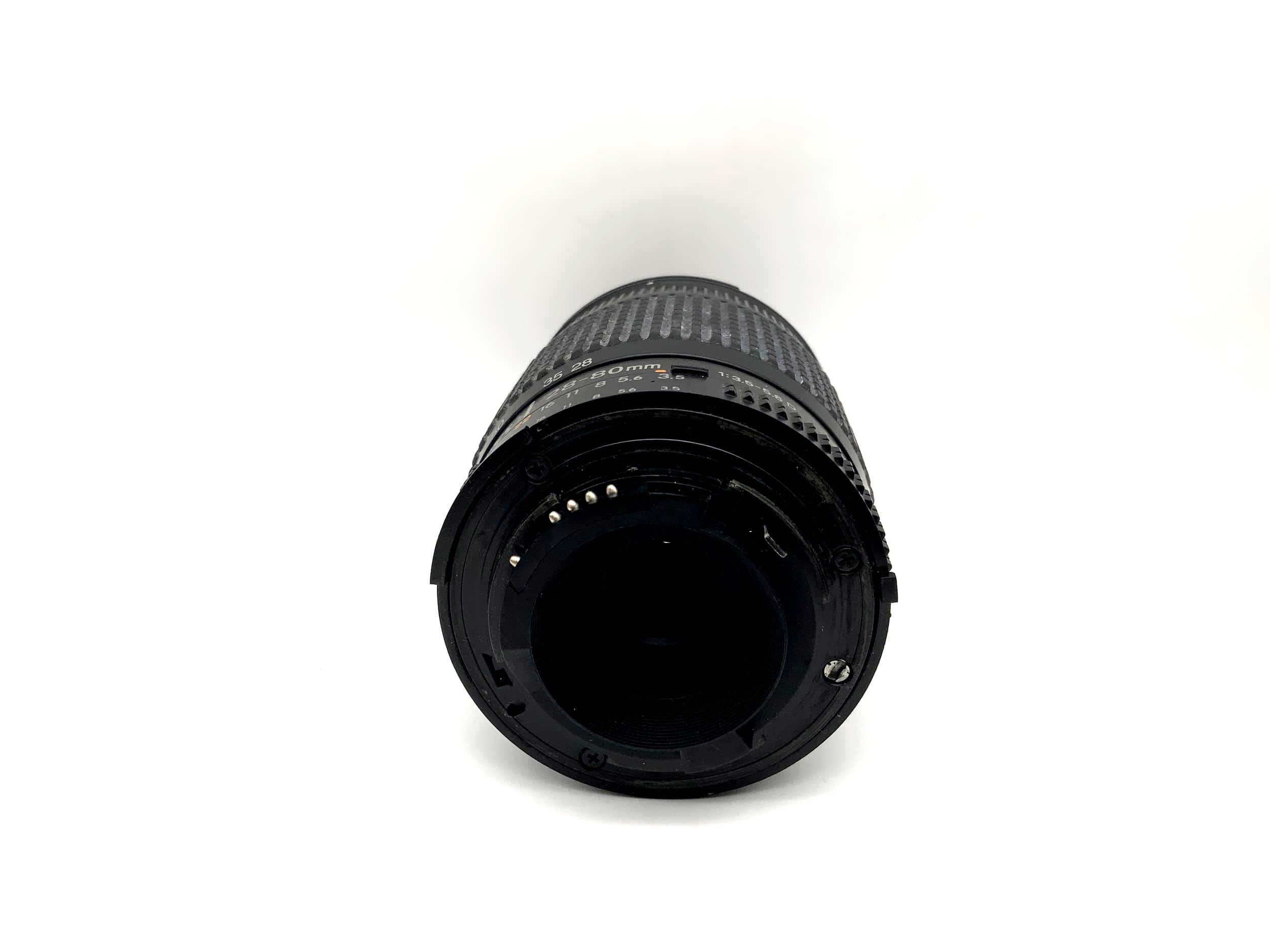 Nikon 28-80mm 1:3.5-5.6 D Lens AF Nikkor 58mm 0.4m/1.32ft (Nikon AF)
