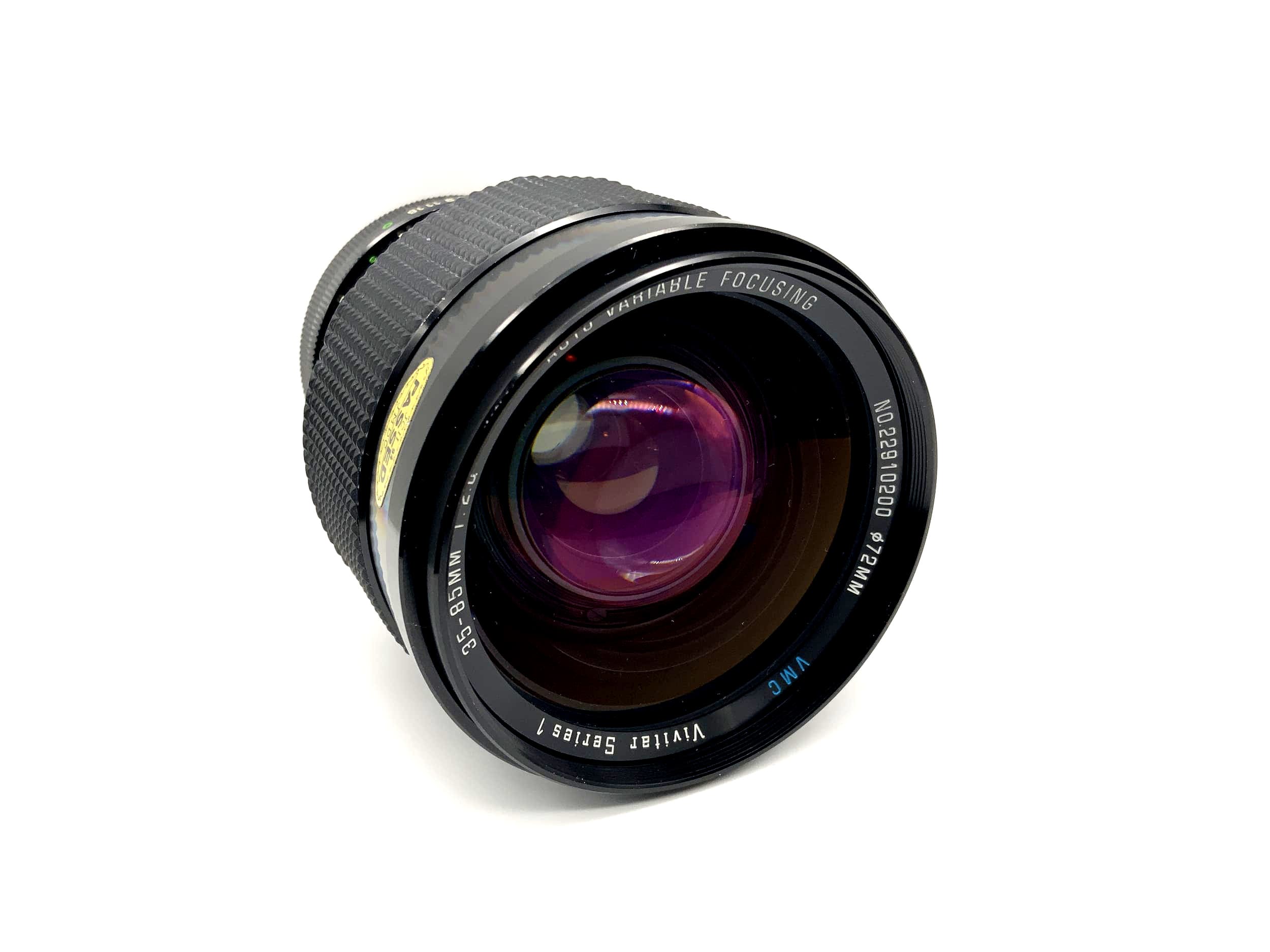 Vivitar 35-85mm 1:2.8 Lens Series 1 VMC Auto Variable Focusing (Canon FD)