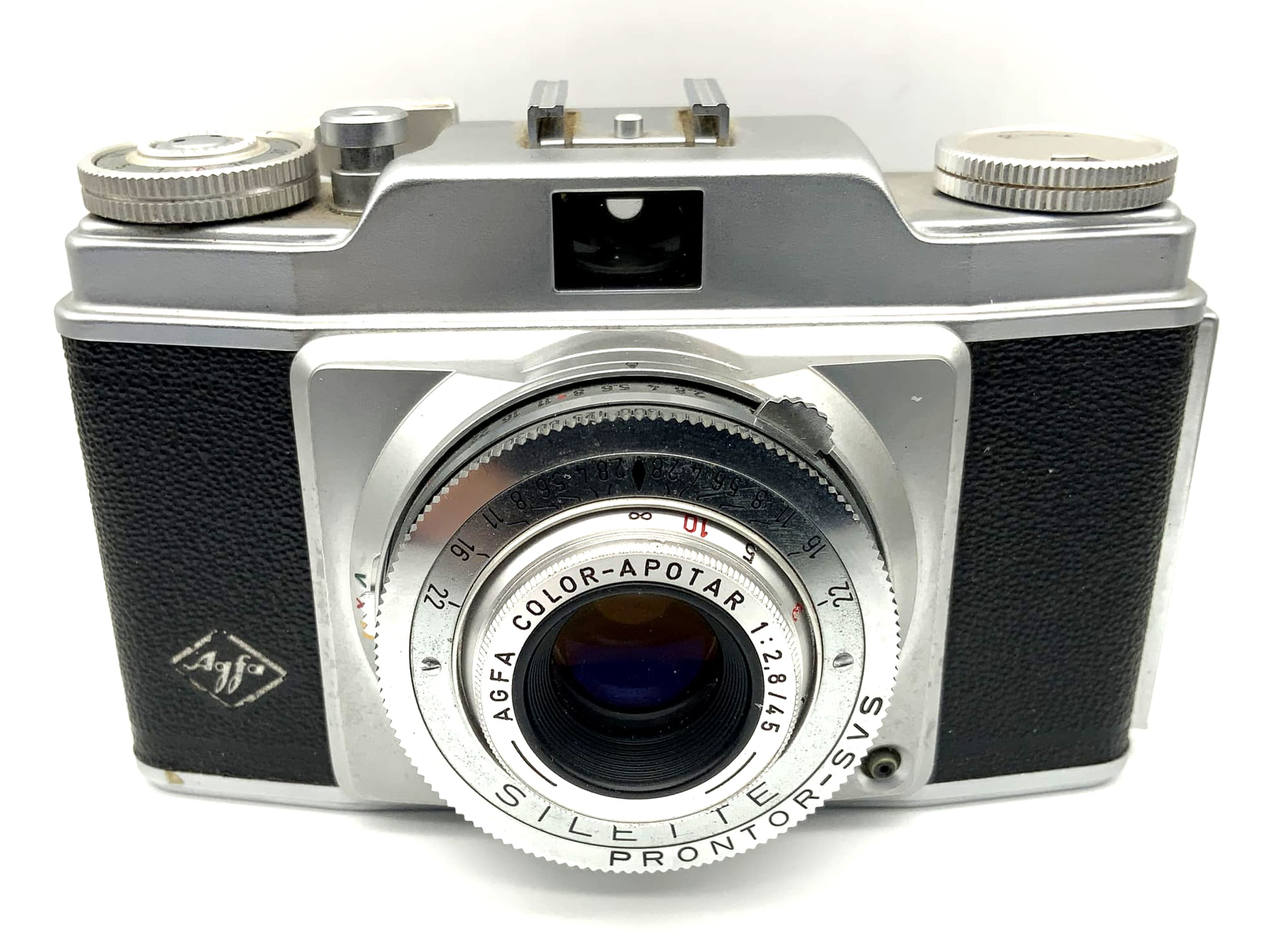 Agfa Silette viewfinder camera with Color-Apotar 1:2.8/45 Prontor-SVS lens