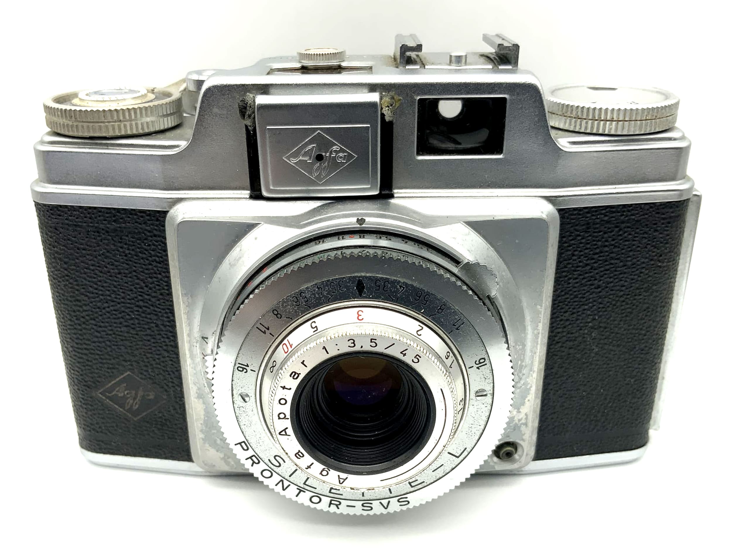 Agfa Silette-L viewfinder camera with Apotar 1:3.5/45 Prontor-SVS lens