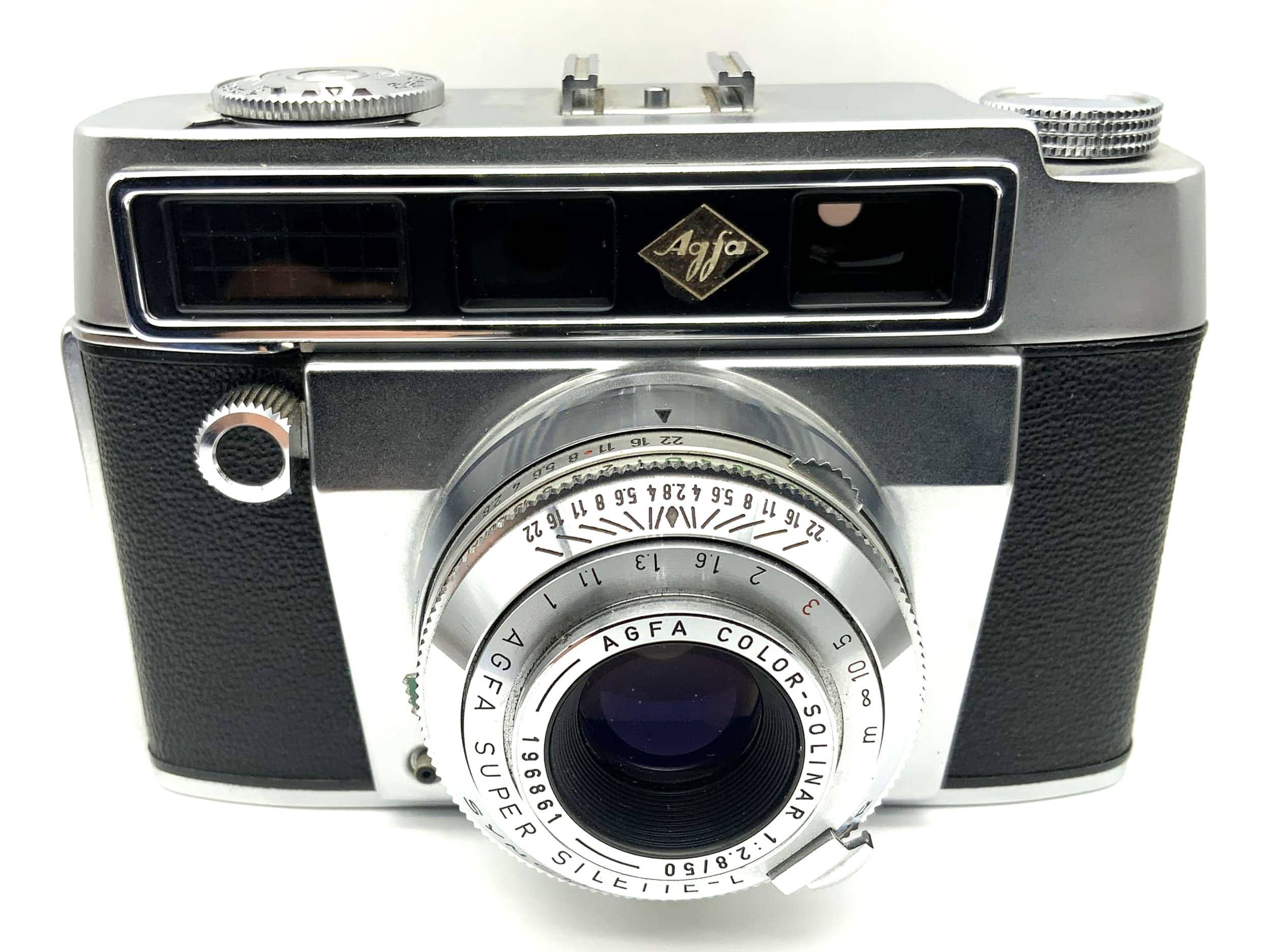 Agfa Super Silette-L viewfinder camera with Color-Solinar 1:2.8/50 Synchro Compur lens