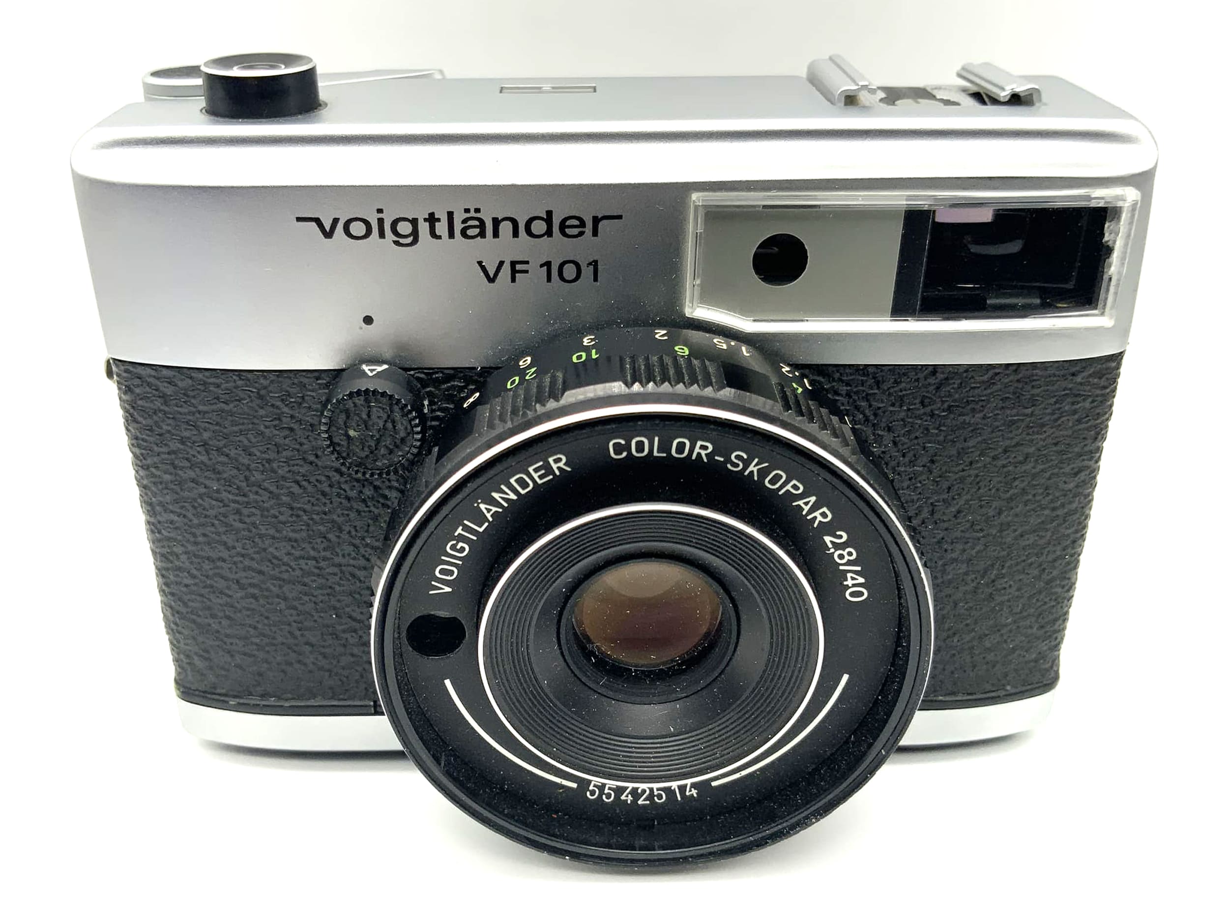 Voigtländer VF 101 rangefinder camera with Color-Skopar 2.8/40 lens