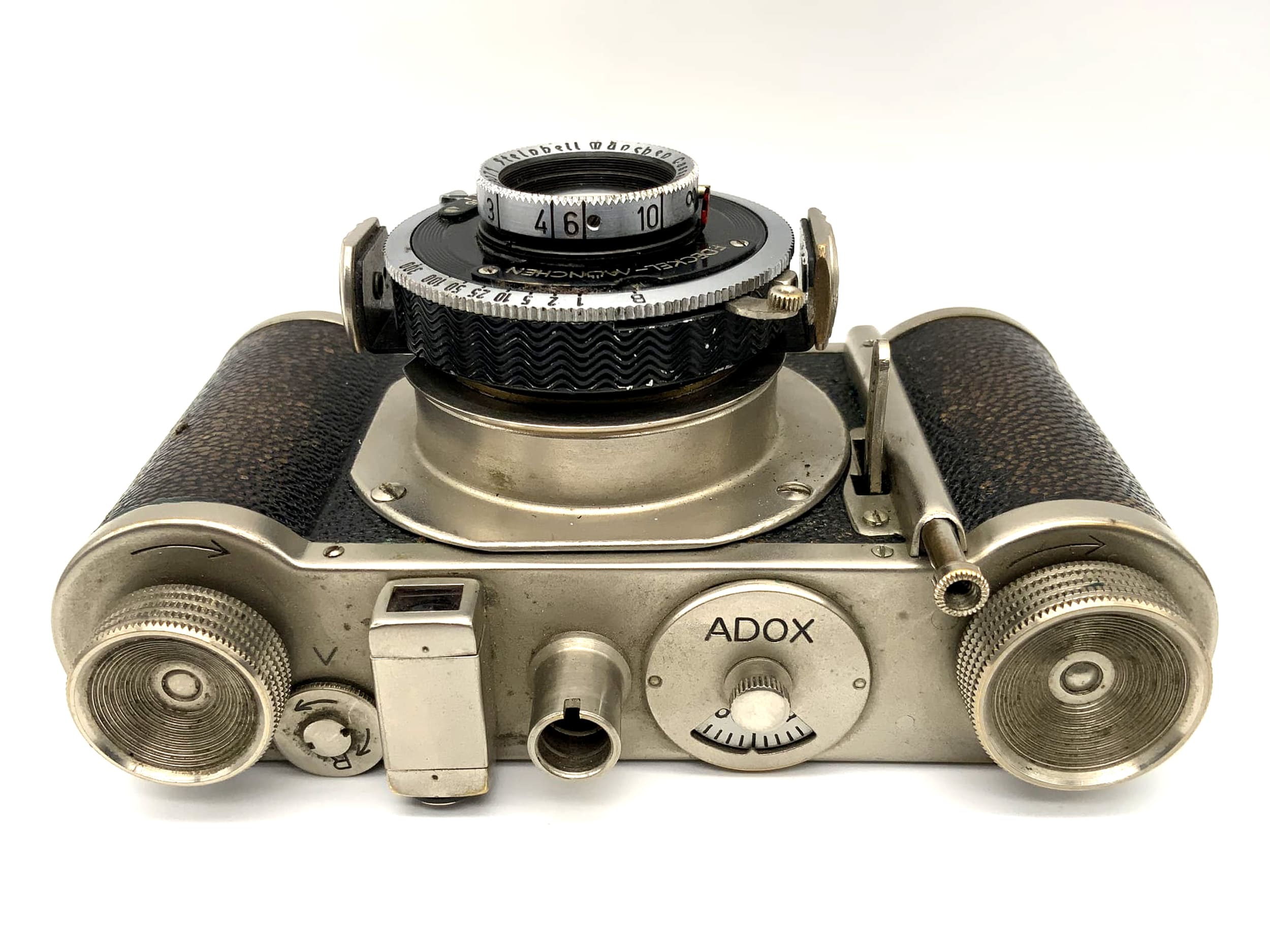 Adox Adrette viewfinder camera with Steinheil München Cassar 1:2.9 f=5cm Compur