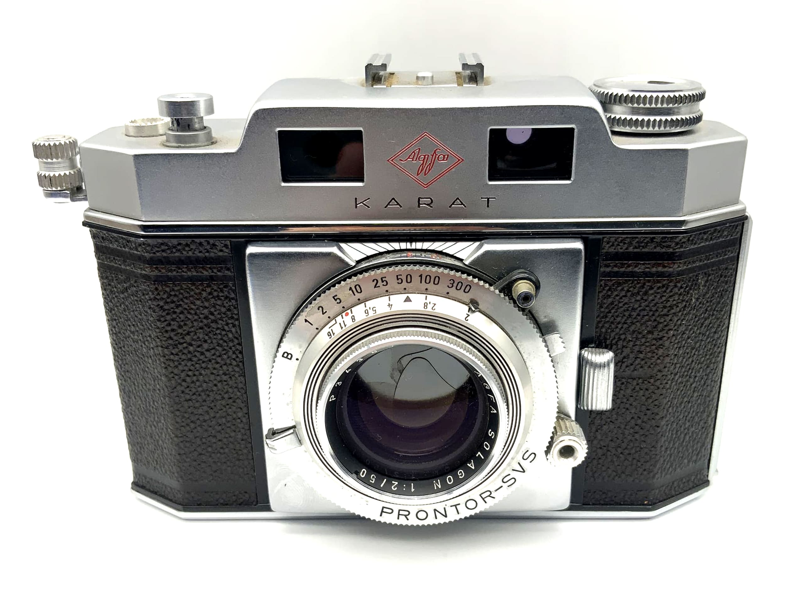 Agfa Karat viewfinder camera with Solagon 1:2/50 Prontor-SVS