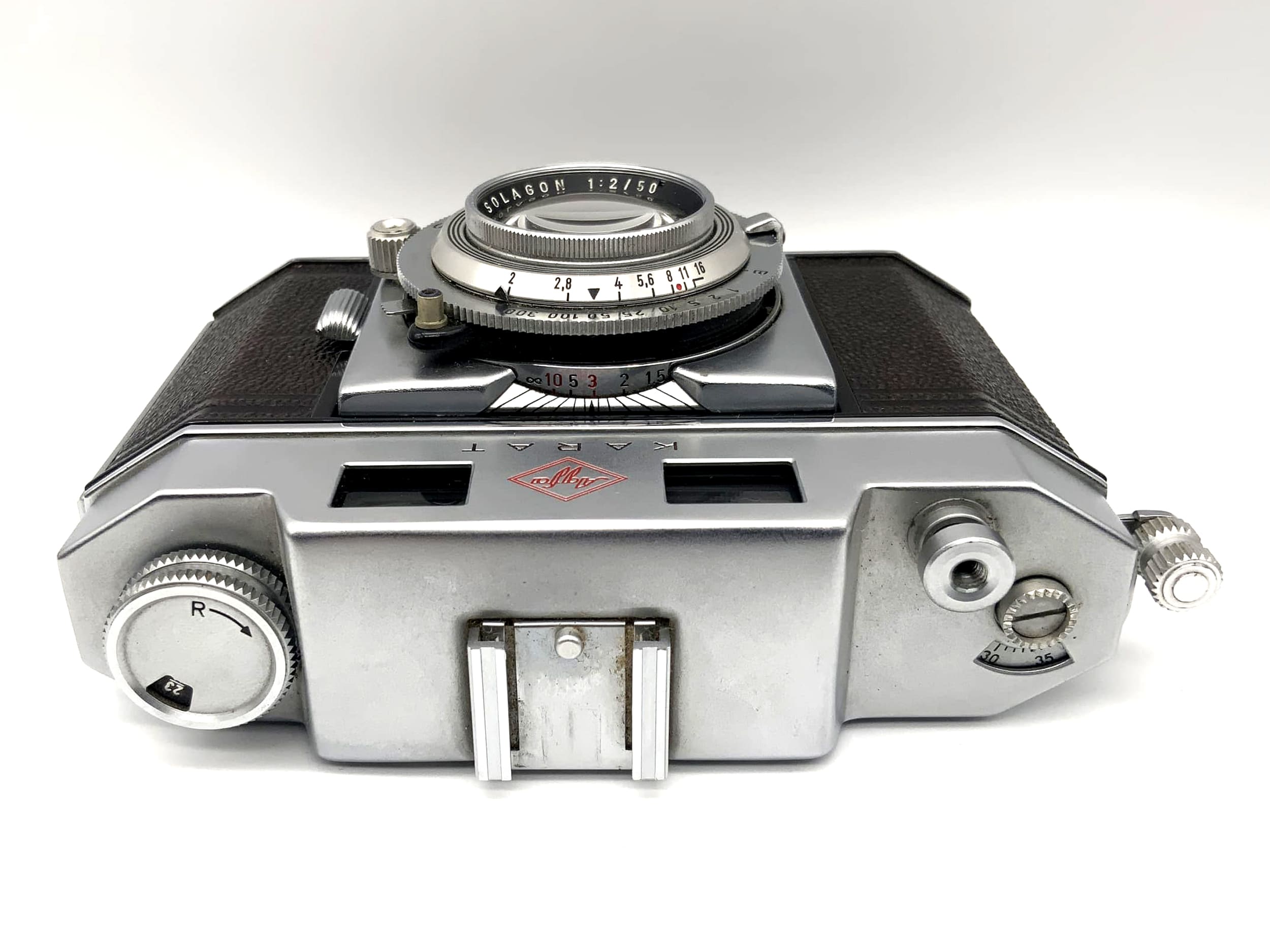 Agfa Karat viewfinder camera with Solagon 1:2/50 Prontor-SVS