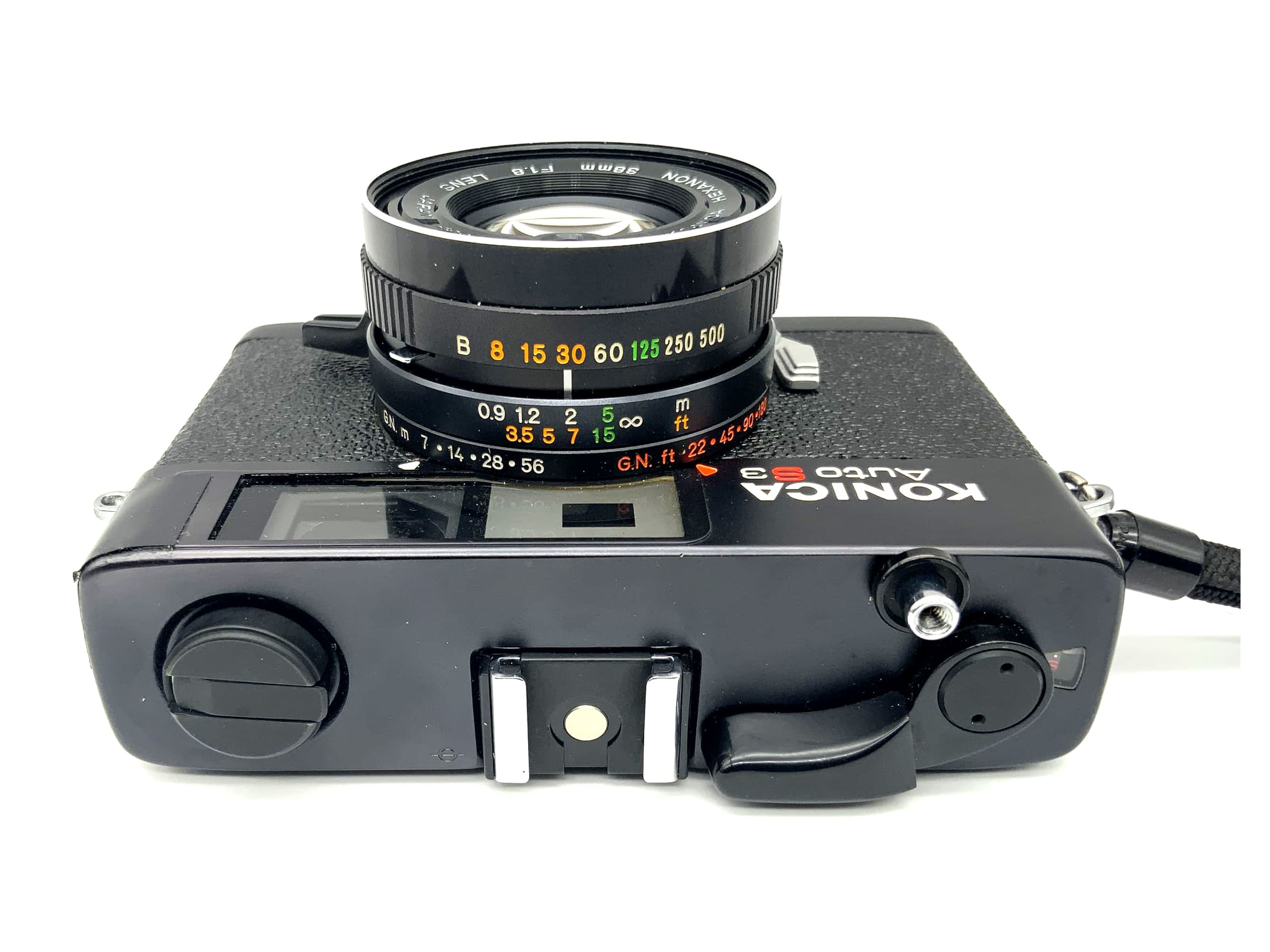Konica Auto S3 viewfinder camera with Hexanon F1.8 38mm compact camera analog camera