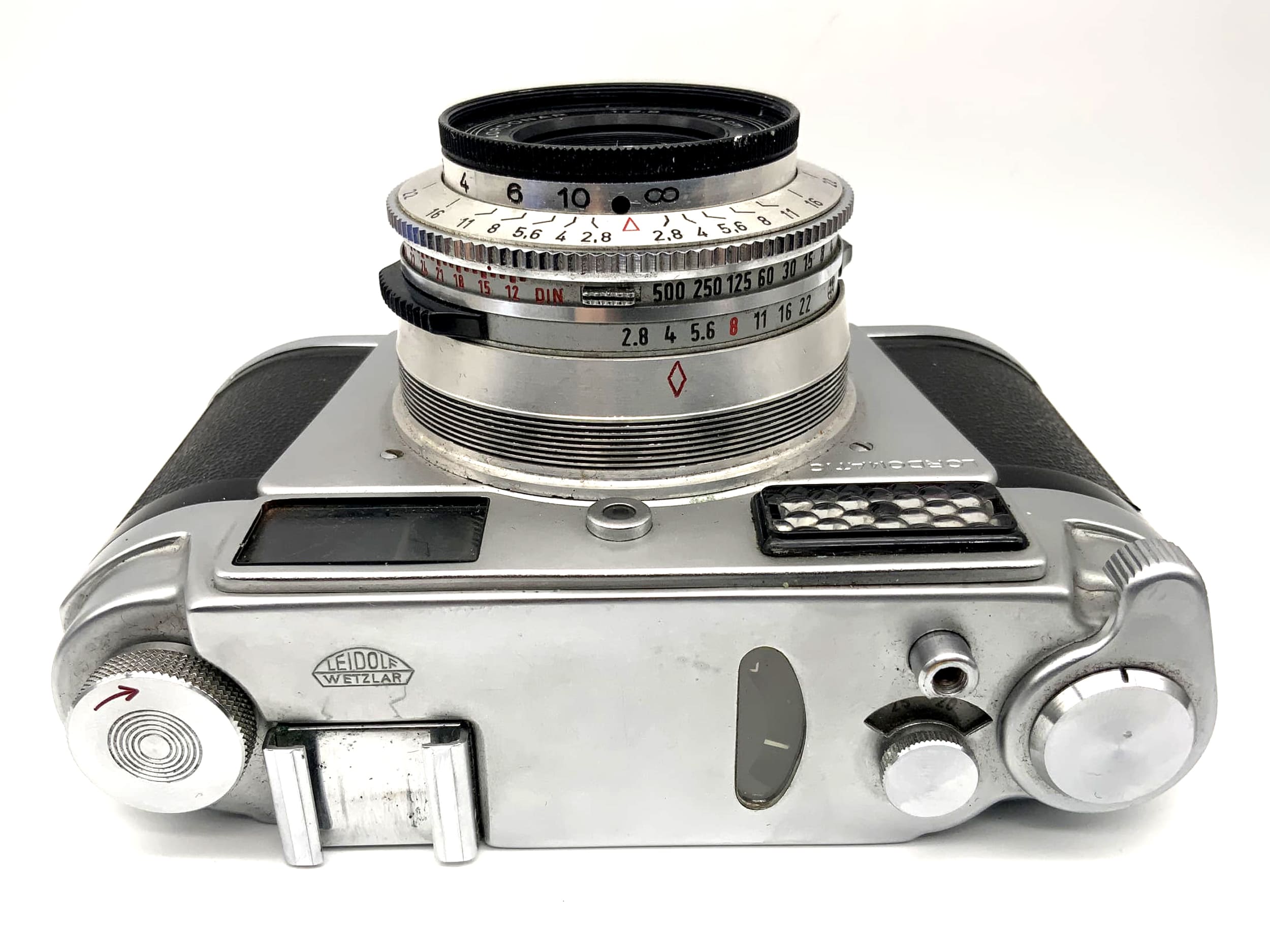 Leidolf Lordomatic II R viewfinder camera with Lordonar 1:2.8 f=5cm Prontor-SLK