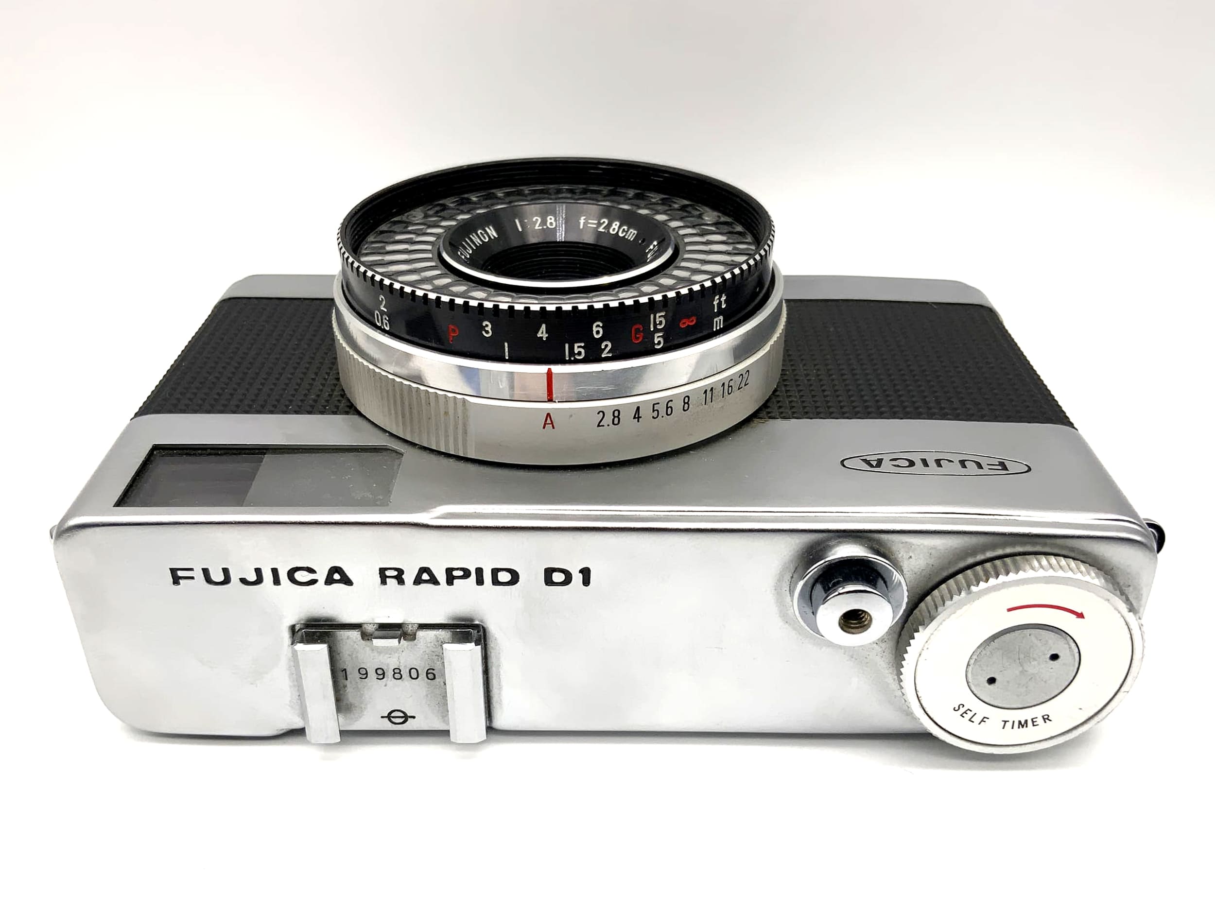 Fujica Rapid D1 viewfinder camera with Fujinon 1:2.8 f=2.8cm lens