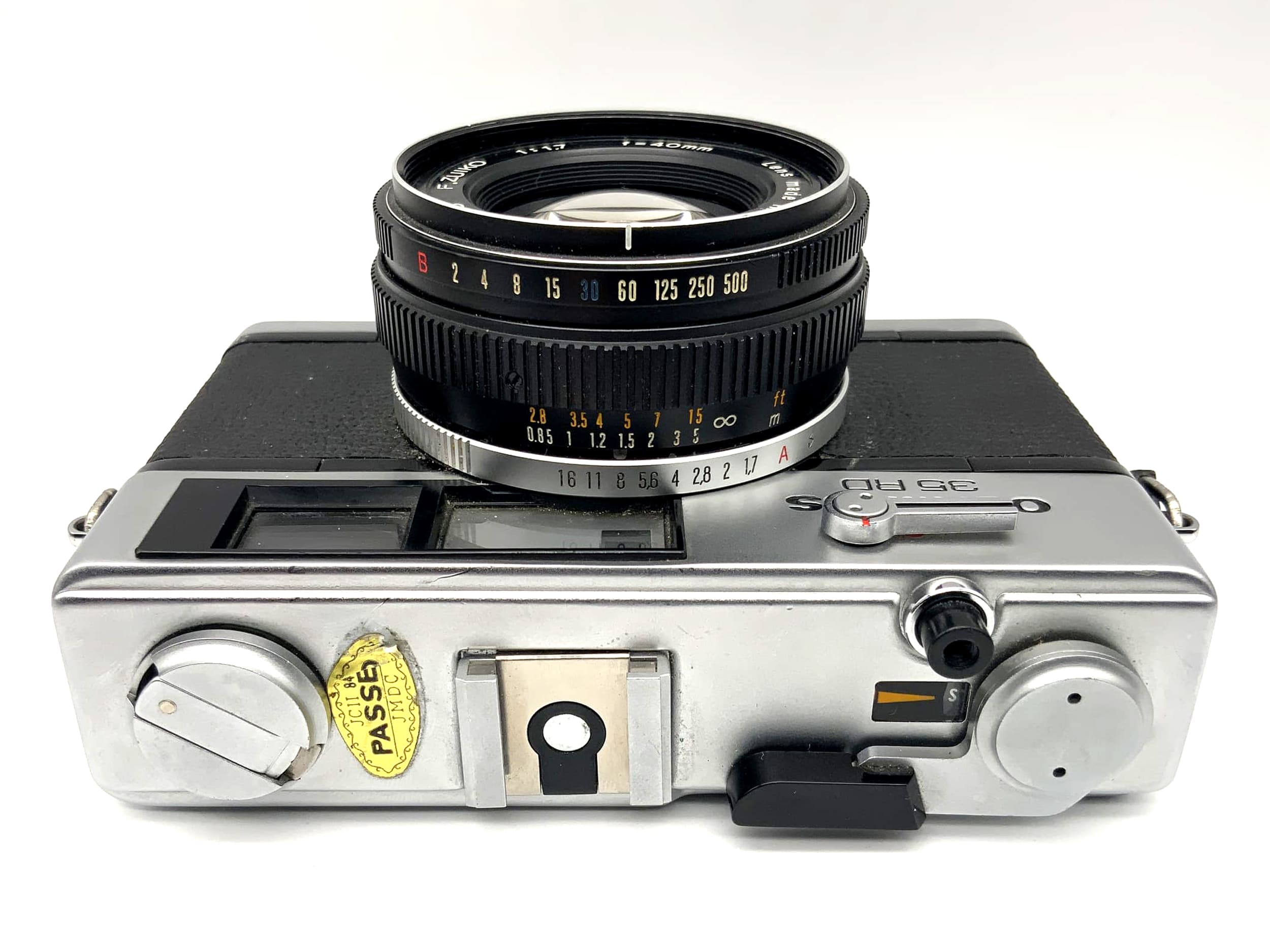 Olympus 35 RD rangefinder camera with F.Zuiko 1:1.7 f=40mm compact camera analog camera
