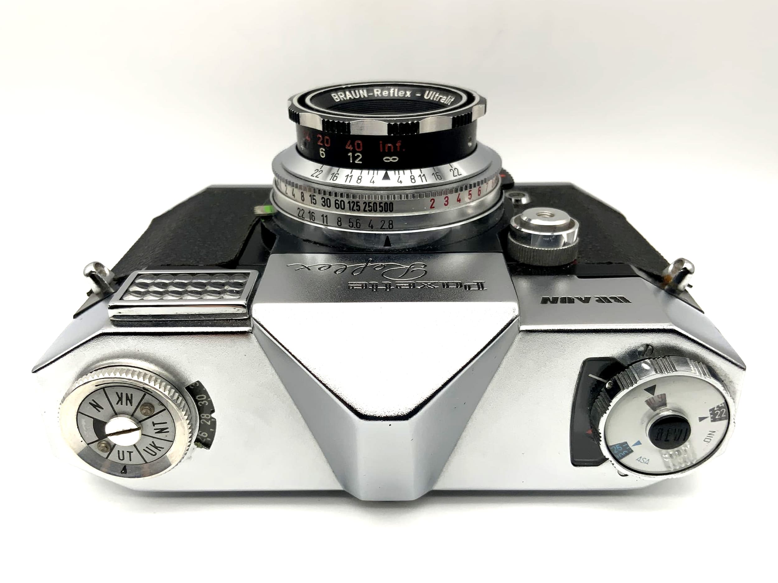 Braun Paxette Reflex IB with Enna Reflex-Ultralit 1:2.8/50 Synchro Compur