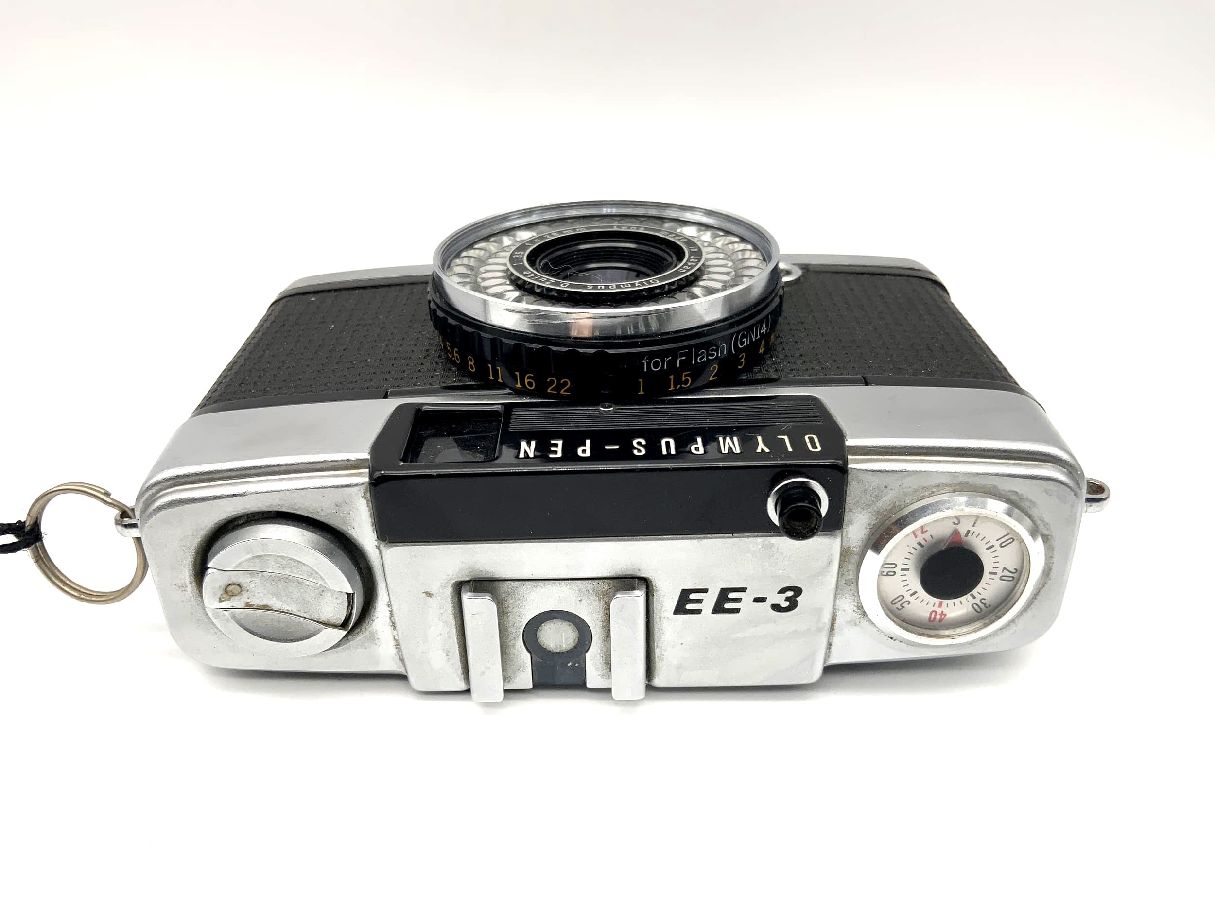Olympus Pen EE-3 viewfinder camera with D.Zuiko 1:3.5 f=28mm