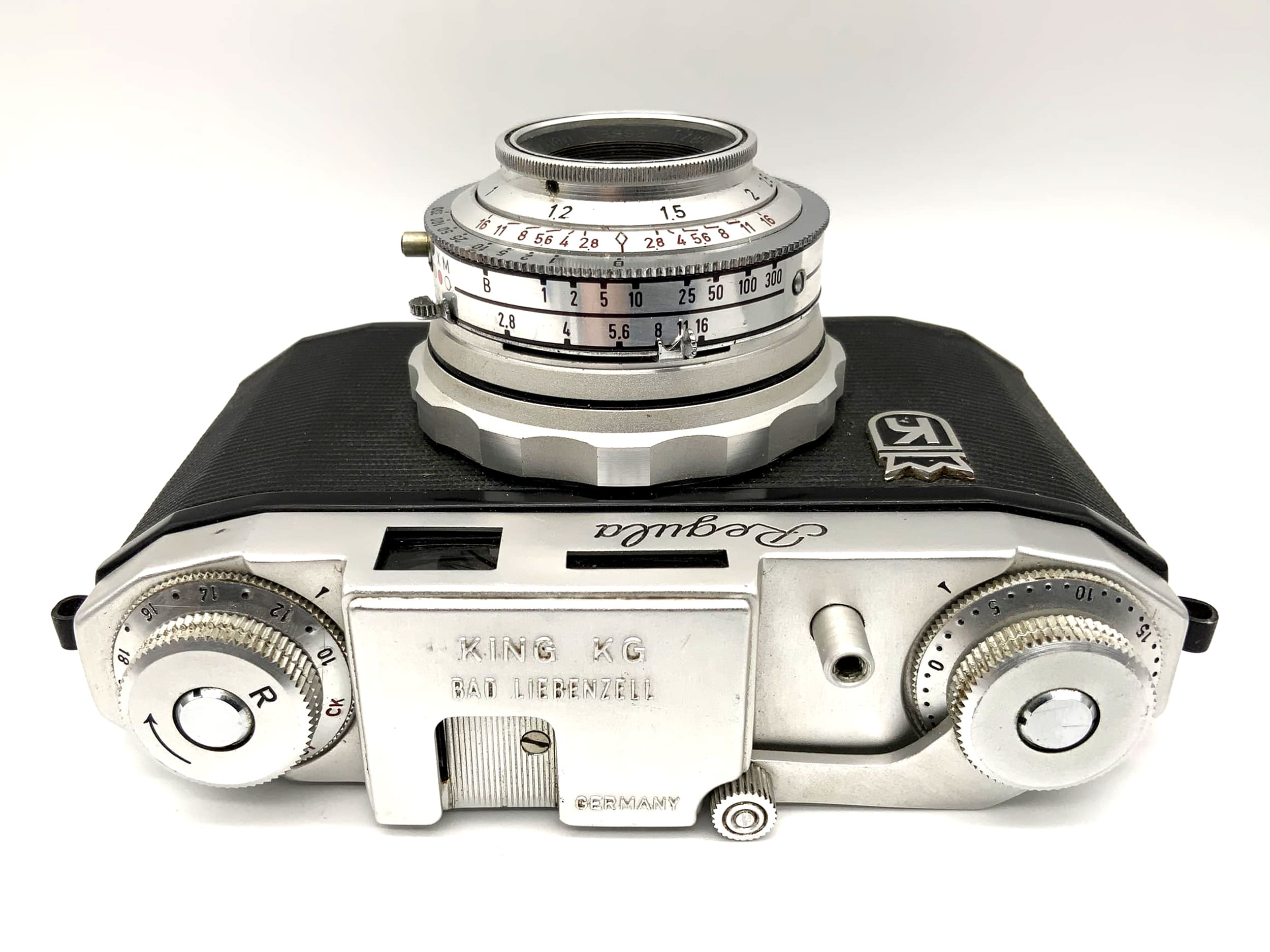 Regula IP viewfinder camera with Steinheil München Cassar 1:2.8/45mm Prontor-SVS