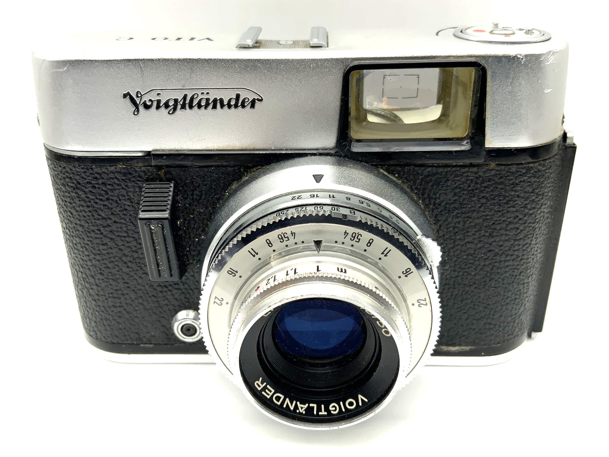 Voigtländer Vito C rangefinder camera with Lanthar 2.8/50 Pronto lens