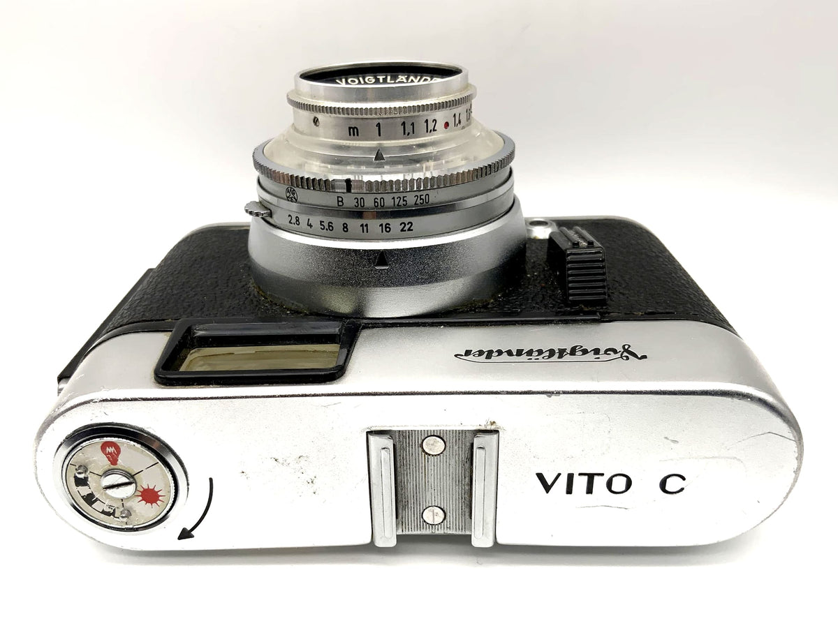 Voigtländer Vito C rangefinder camera with Lanthar 2.8/50 Pronto lens