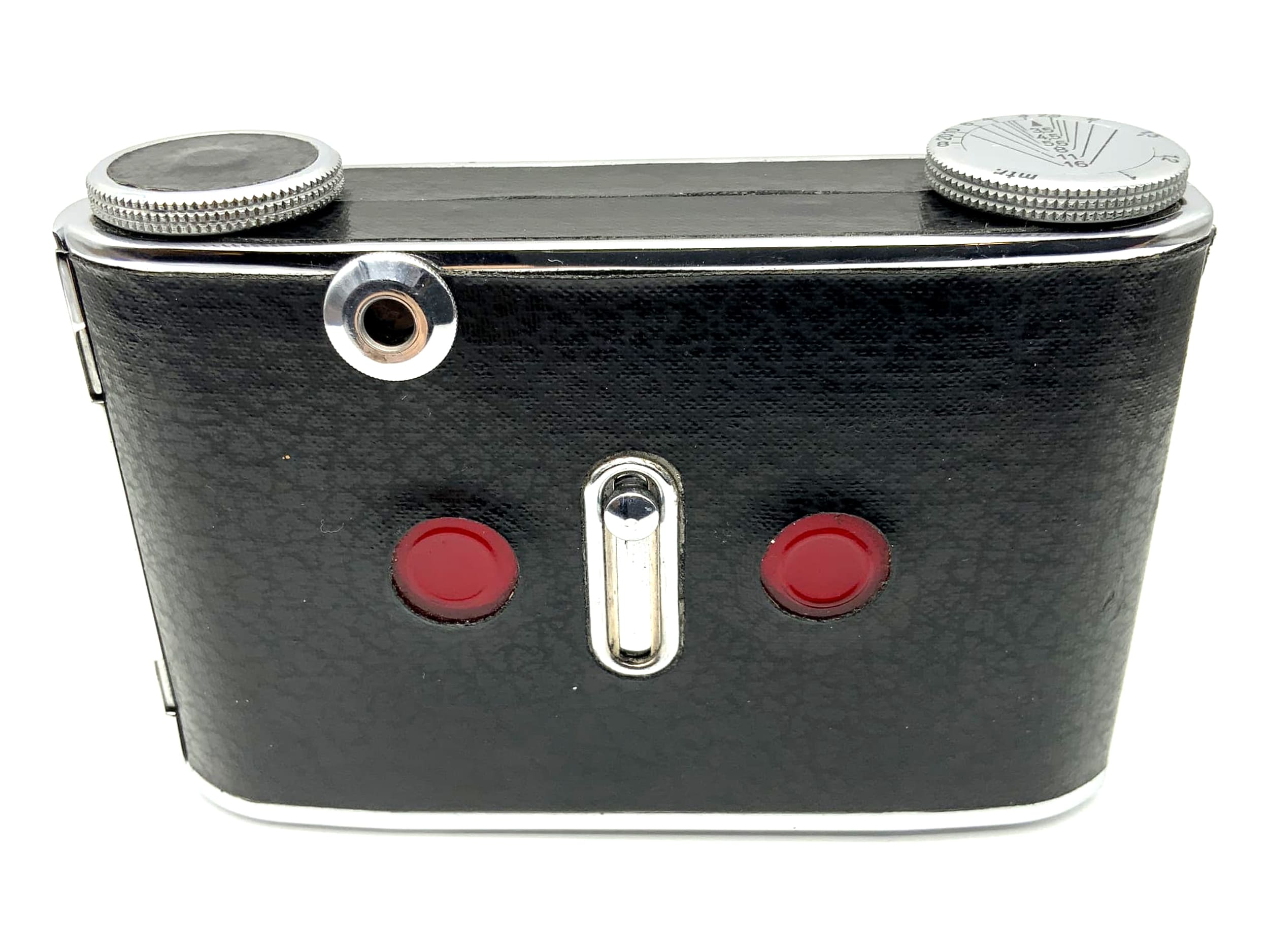 Ising Puck viewfinder camera with Rodenstock Trinar 1:3.5 f=4.5cm 3x4 Prontor II