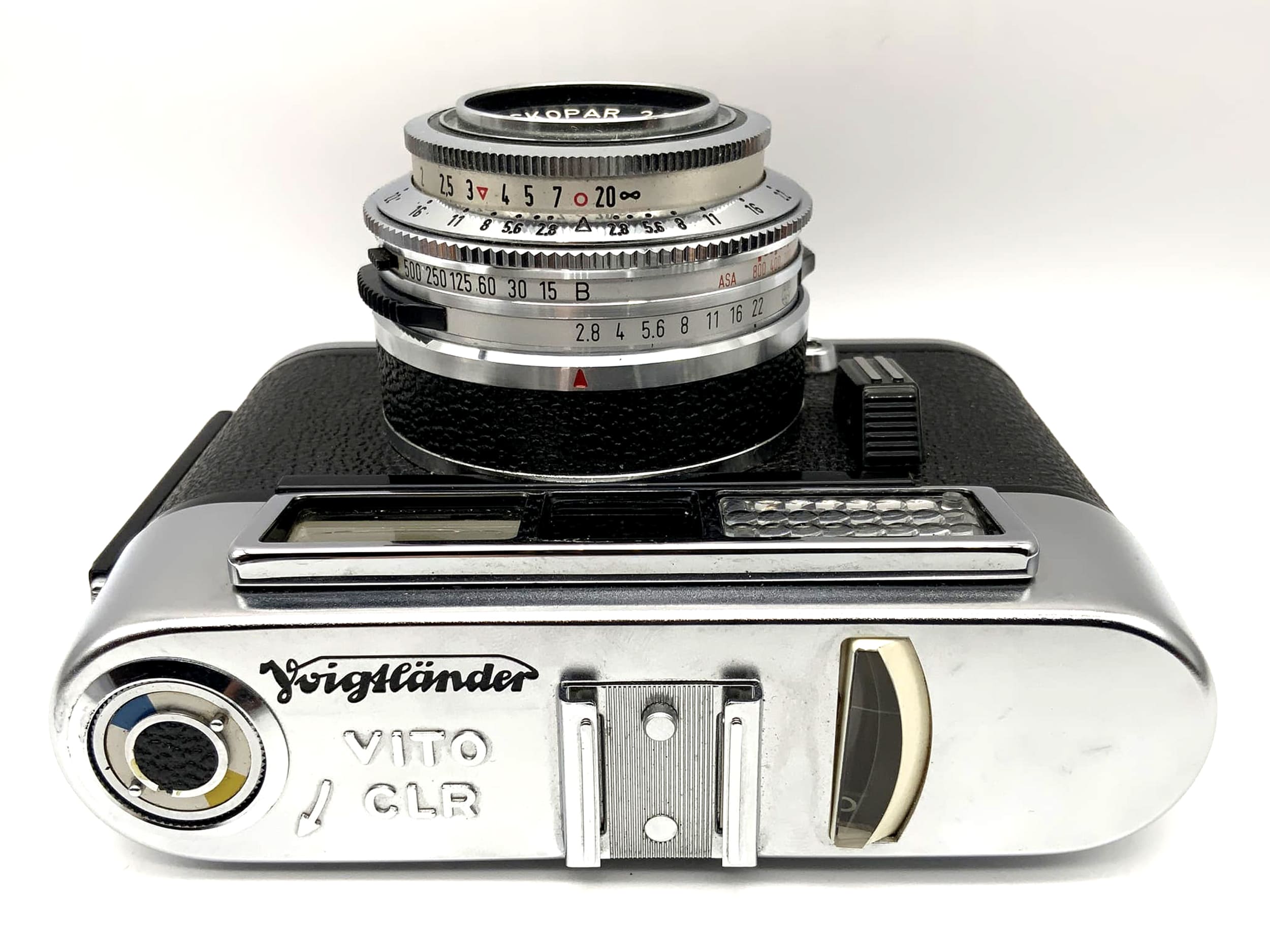 Voigtländer Vito CLR rangefinder camera with Color Skopar 2.8/50 Prontor 500 LK lens
