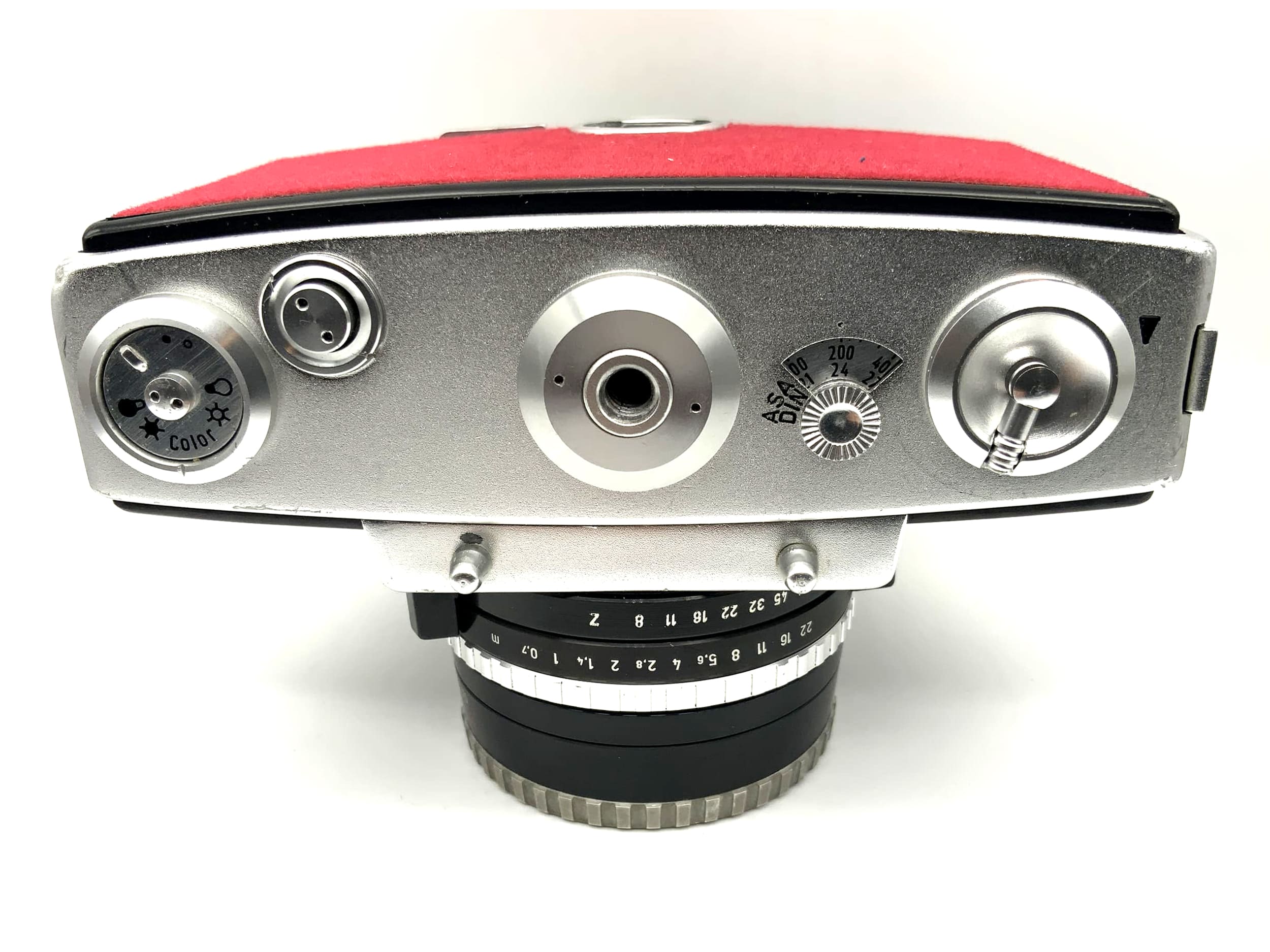 Pentacon Pentina fm rangefinder camera with Carl Zeiss Tessar 1:2.8 f=5cm light meter - defective!