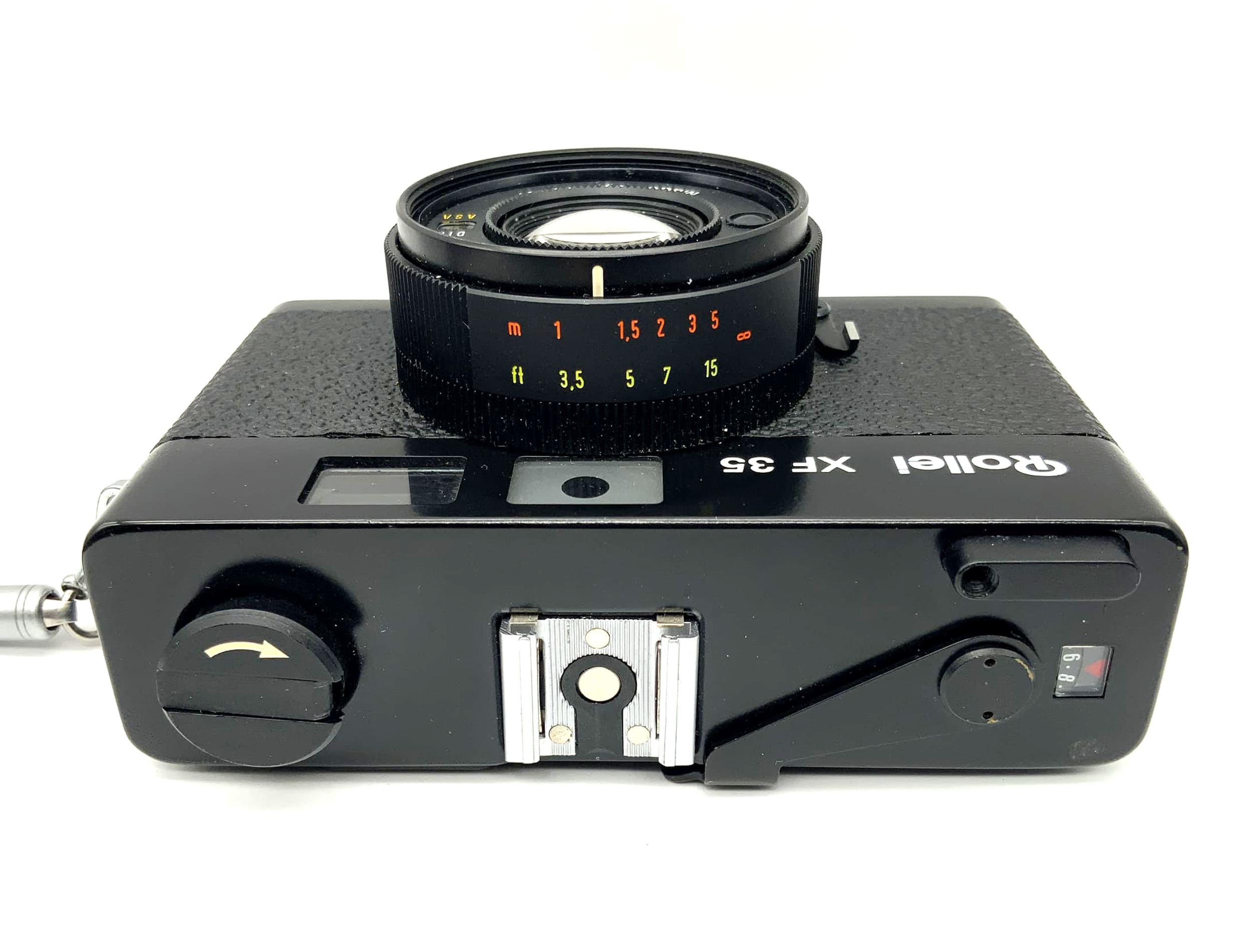 Rollei XF 35 viewfinder camera with Sonnar 2.3/40 lens! Light meter defective!