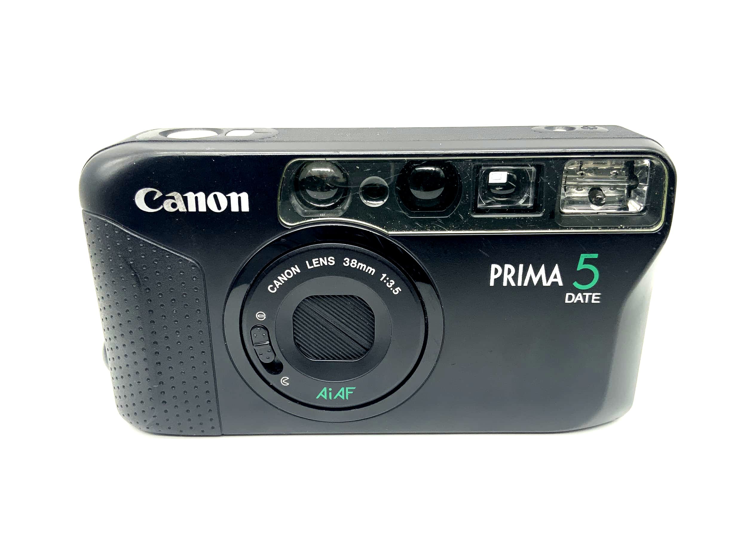 Canon Prima 5 Date Point&amp;Shoot with 38mm 1:3.5 Lens Ai AF analog camera 35mm