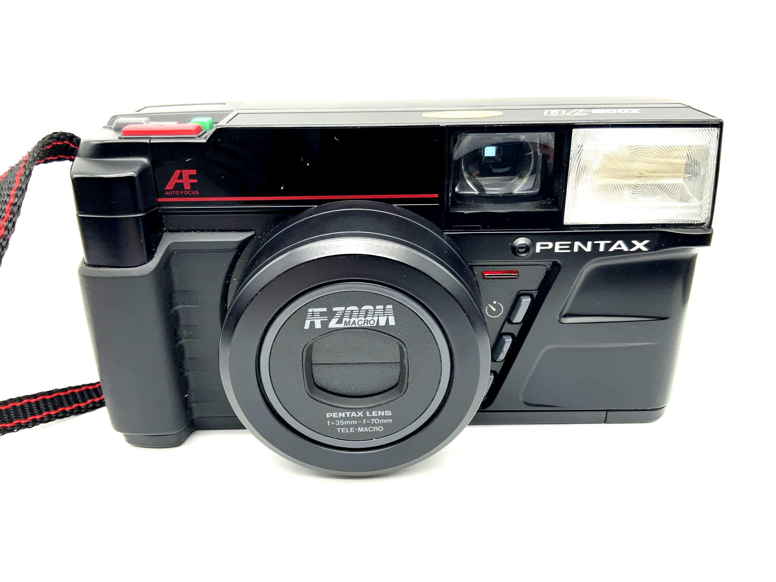 Pentax Zoom 70 Point&amp;Shoot with 35-70mm Tele Macro Af Zoom analog camera 35mm