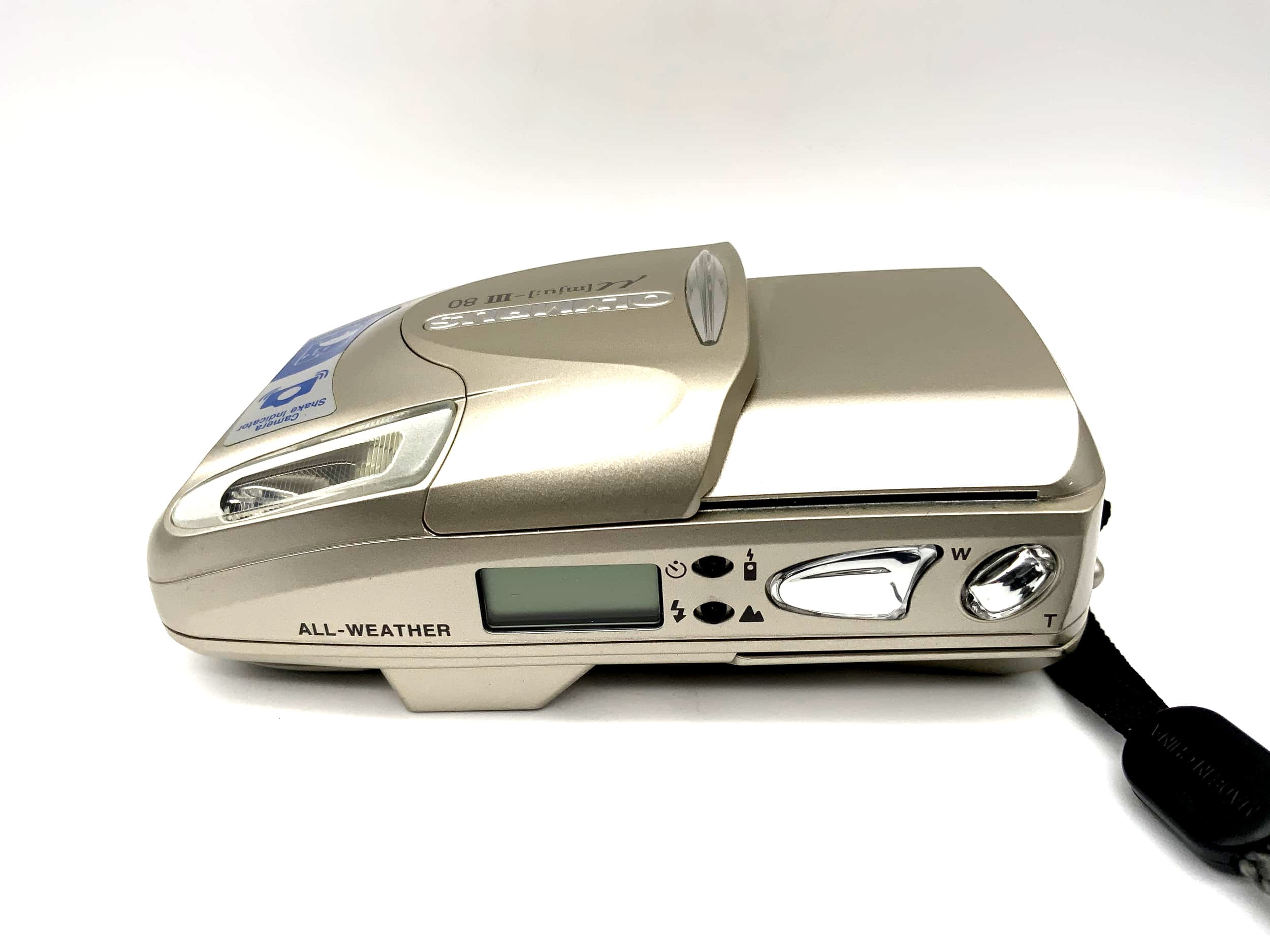 Olympus µ mju III 80 Point&amp;Shoot with Multi AF Zoom 38-80mm Analog Camera 35mm