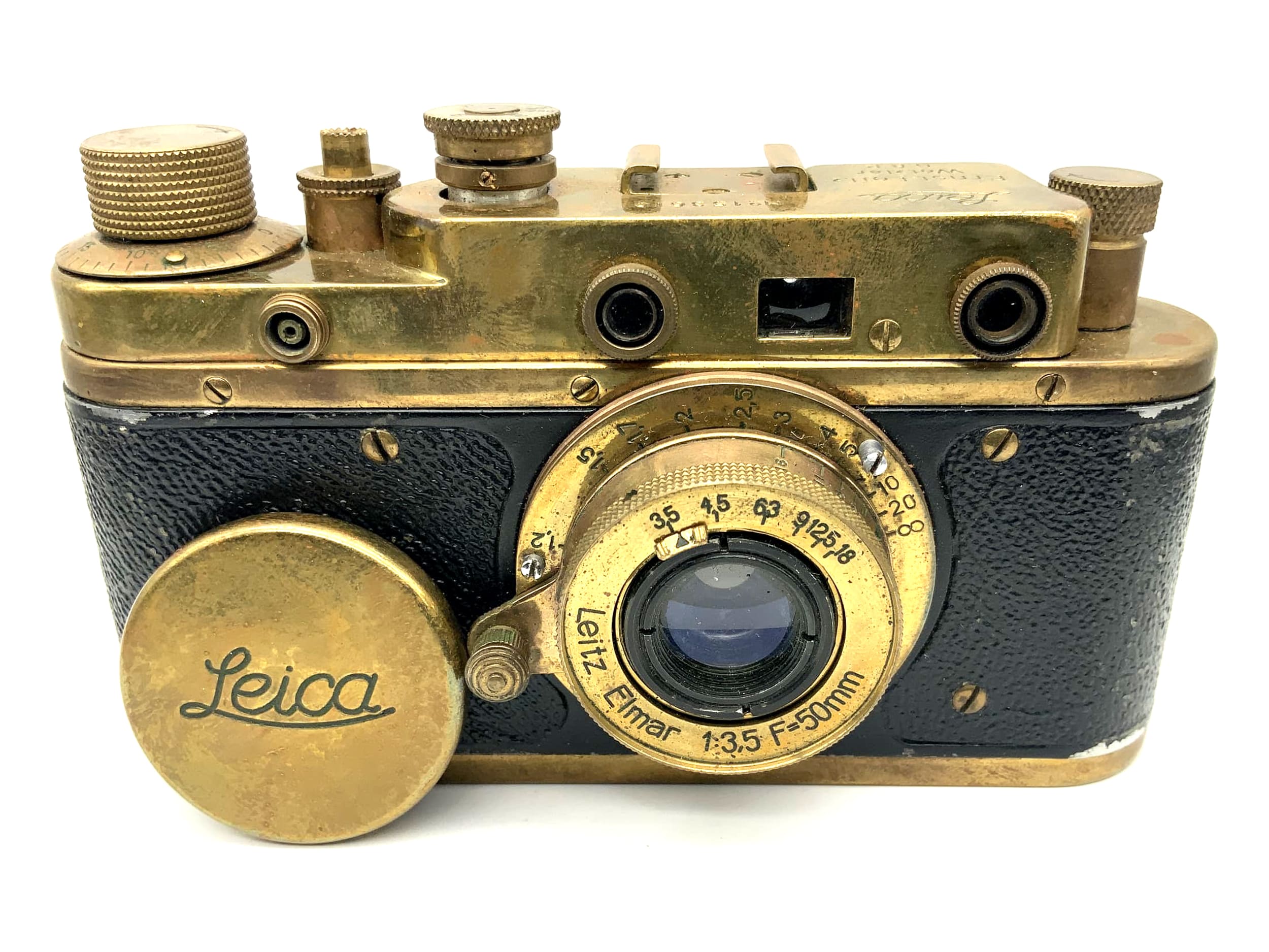 Leica II 1935 viewfinder camera with Elmar 1:3.5 F=50mm Leica USSR replica 35mm