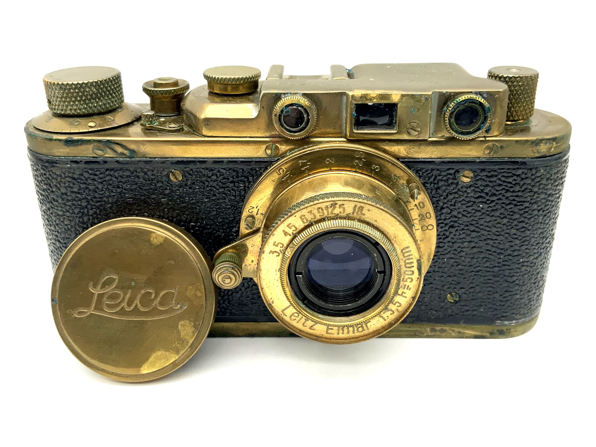 Leica II 1938 rangefinder camera with Elmar 1:3.5 F=50mm Leica USSR replica 35mm