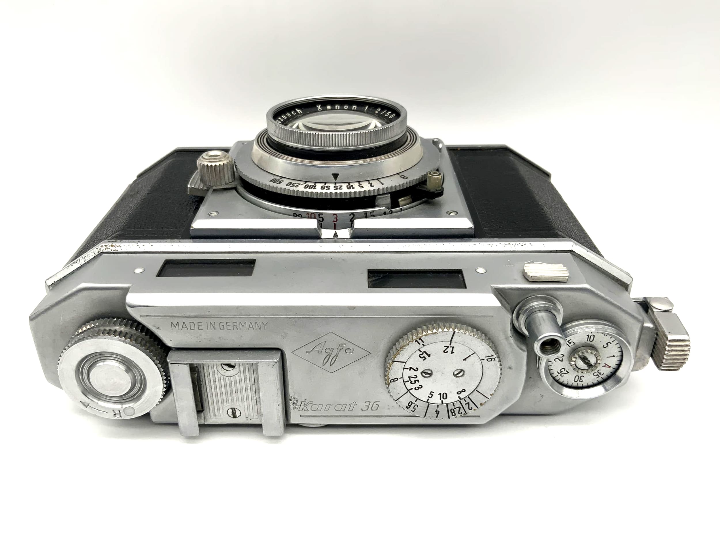 Agfa Karat 36 viewfinder camera with Xenon 1:2/50 Compur Rapid 35mm
