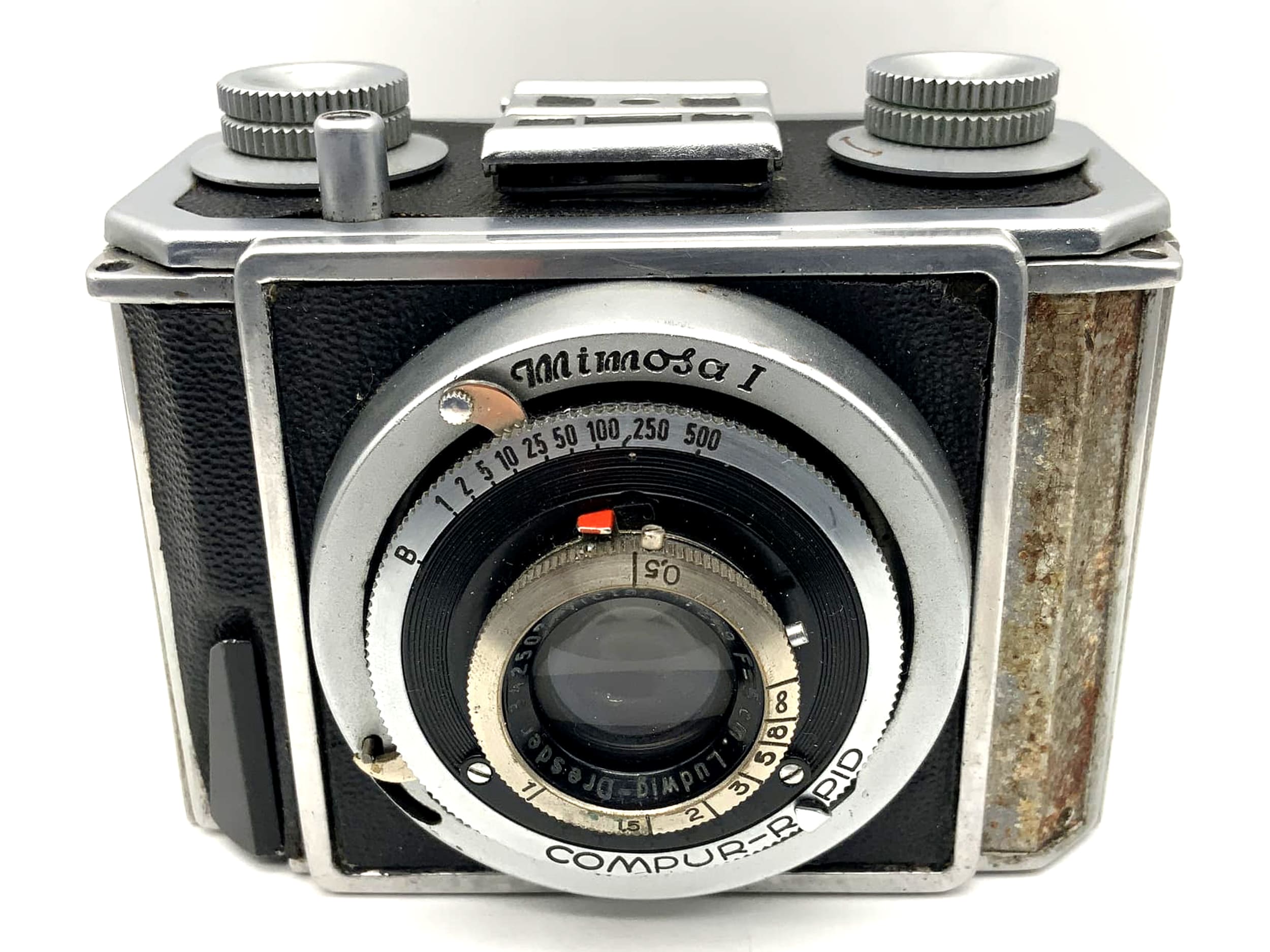 Mimosa I rangefinder camera with Victar 1:2.9 F=5cm Compur Rapid 35mm