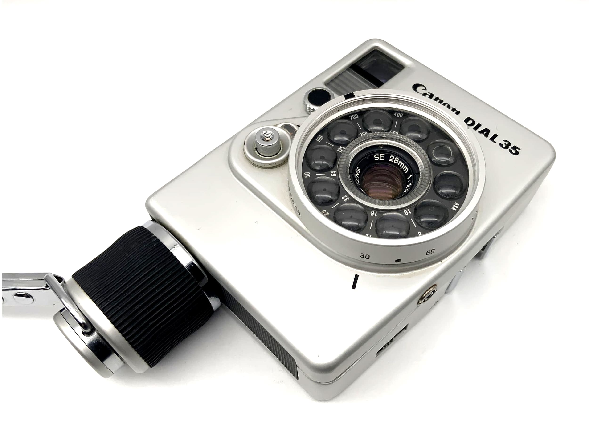 Canon Dial 35 viewfinder camera with Canon Lens SE 28mm 1:2.8 35mm
