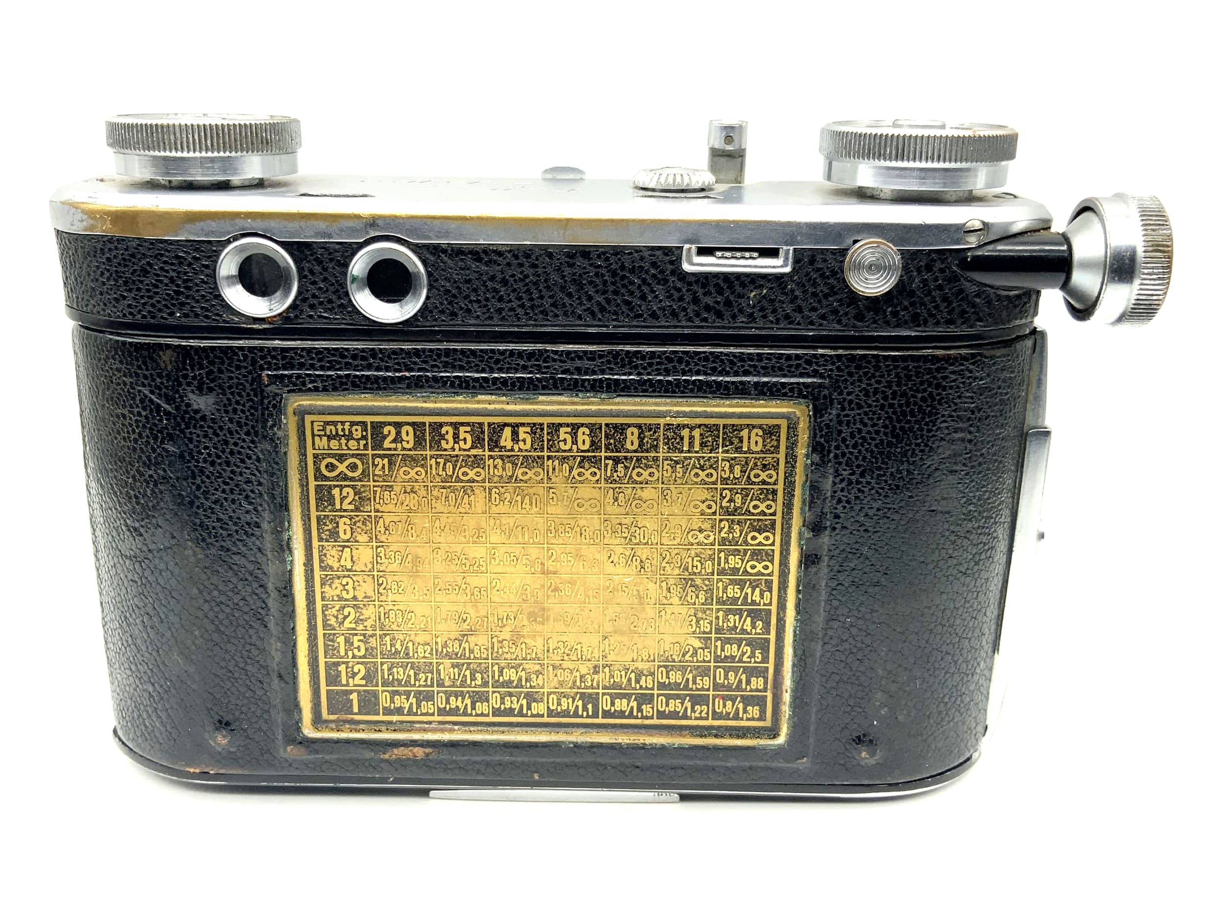 Certo Super Dollina viewfinder camera with Cassar 1:2.9 f=5cm Compur folding camera