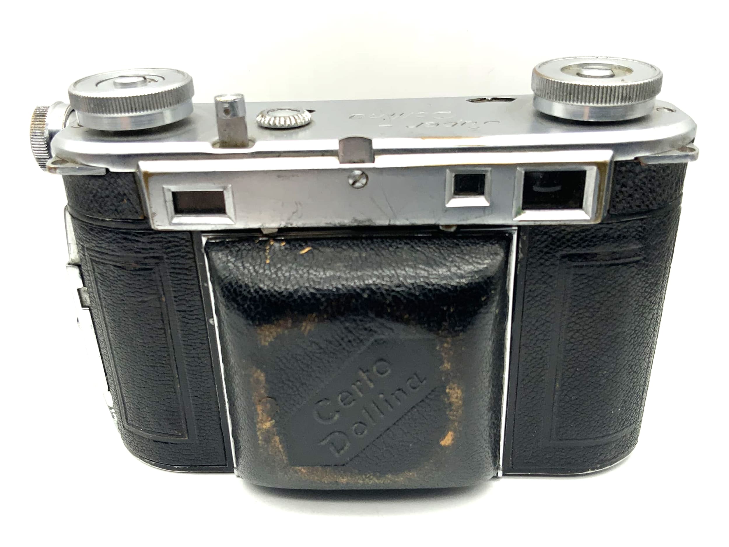 Certo Super Dollina viewfinder camera with Cassar 1:2.9 f=5cm Compur folding camera