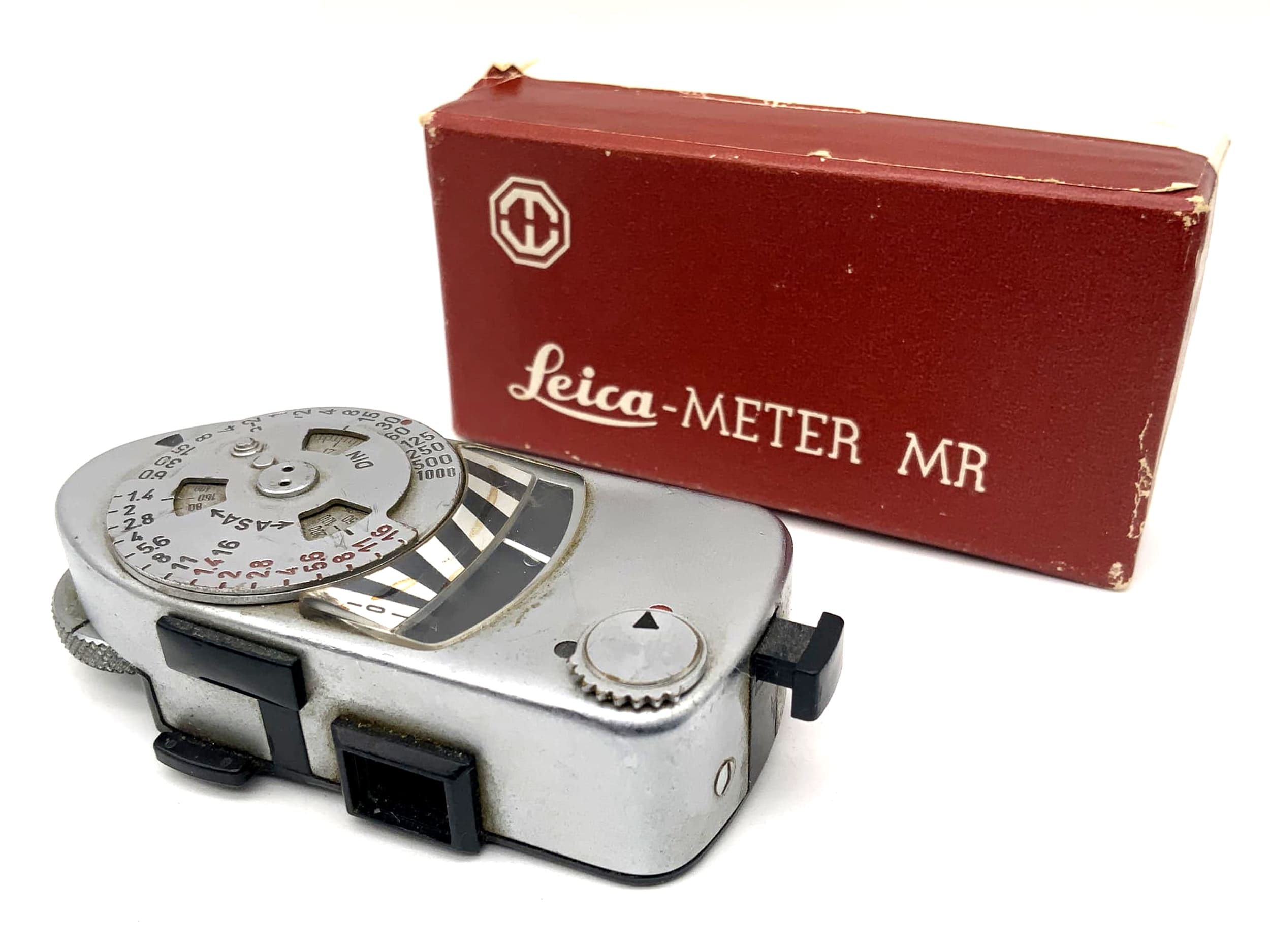 Leica Meter MR exposure meter Metrawatt for Leica M models, chrome, in original packaging