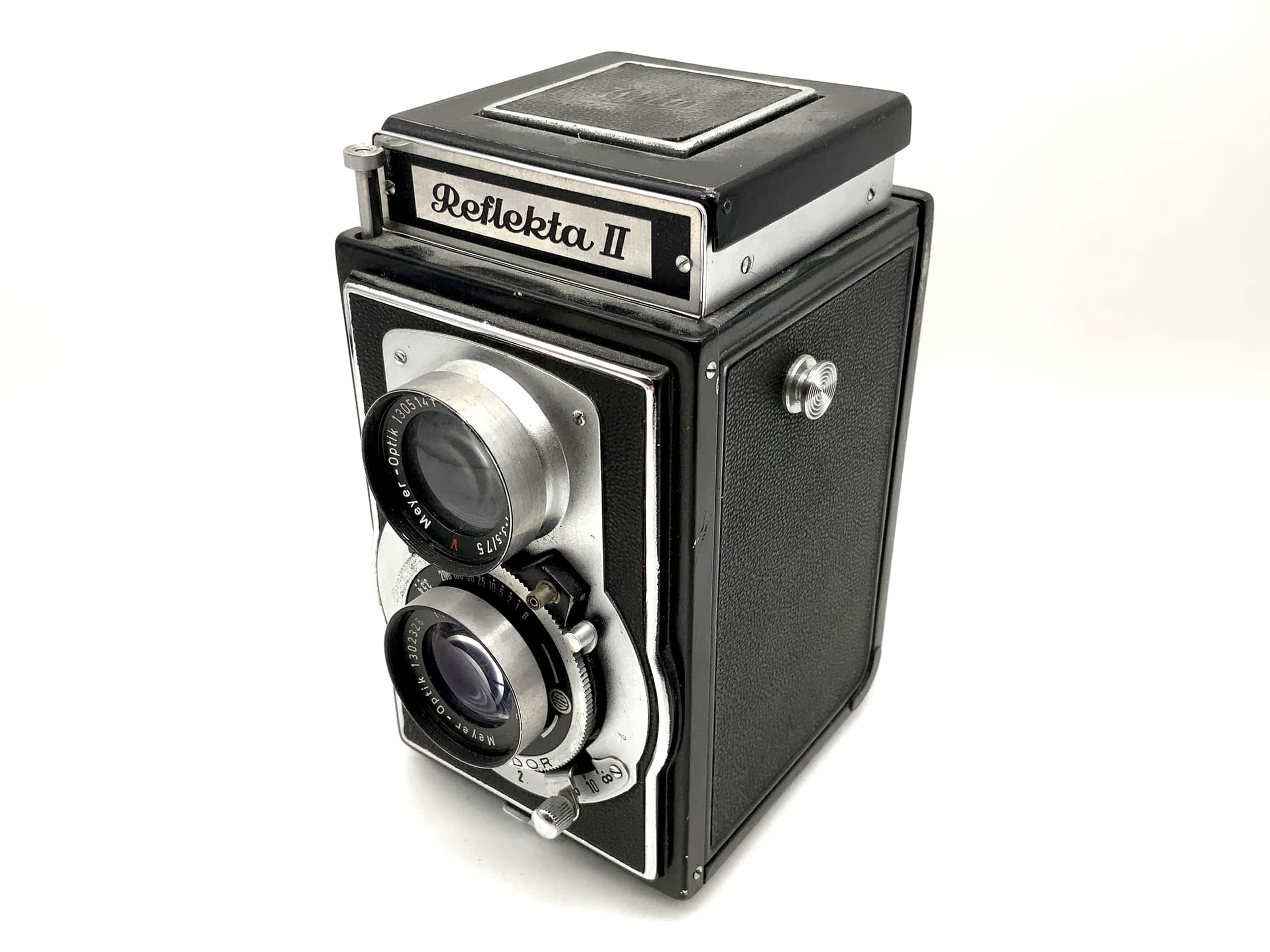 Welta Reflekta II TLR with Meyer Optik Trioplan 1:3.5/75 Cludor medium format 6x6