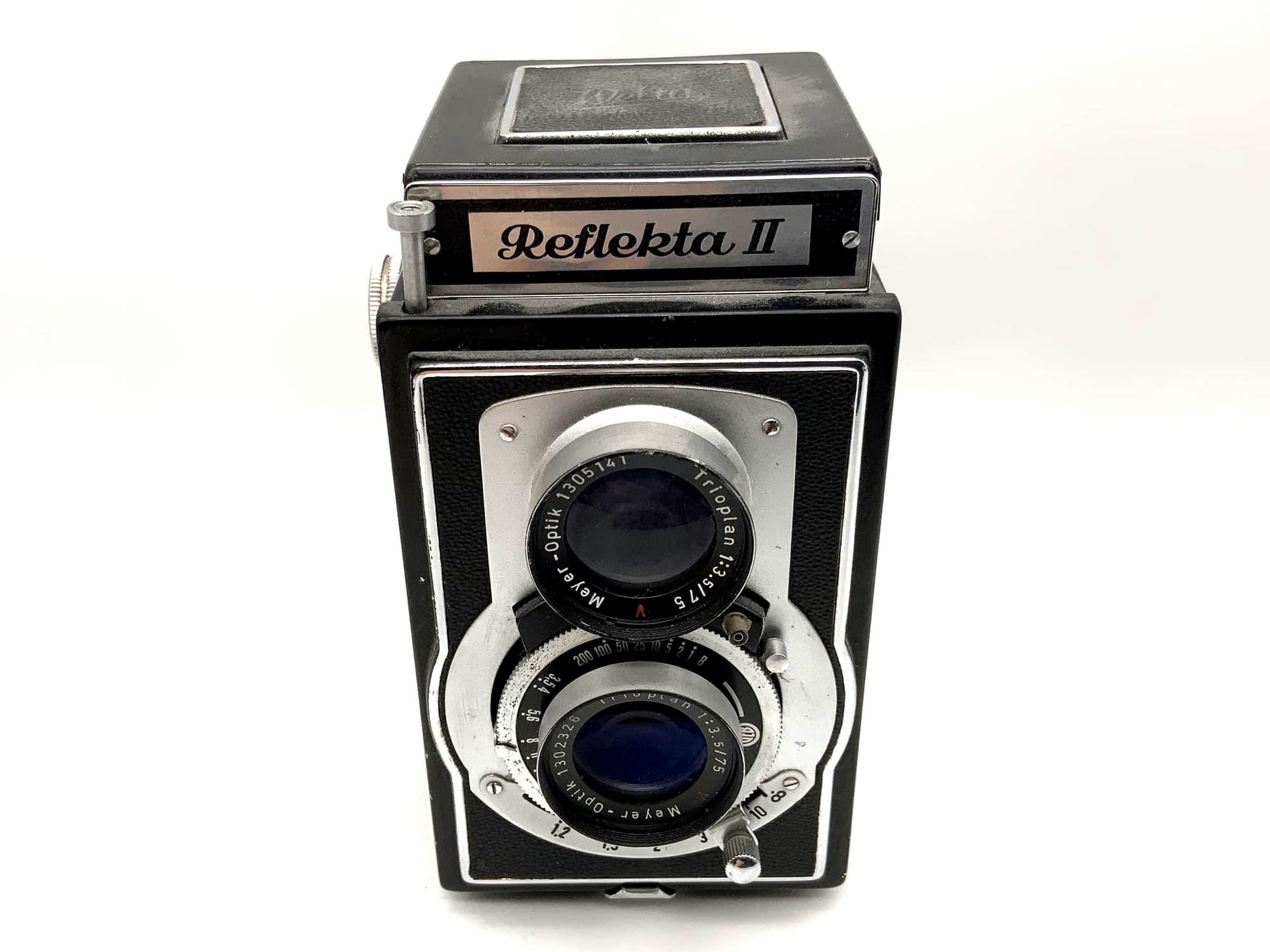 Welta Reflekta II TLR with Meyer Optik Trioplan 1:3.5/75 Cludor medium format 6x6