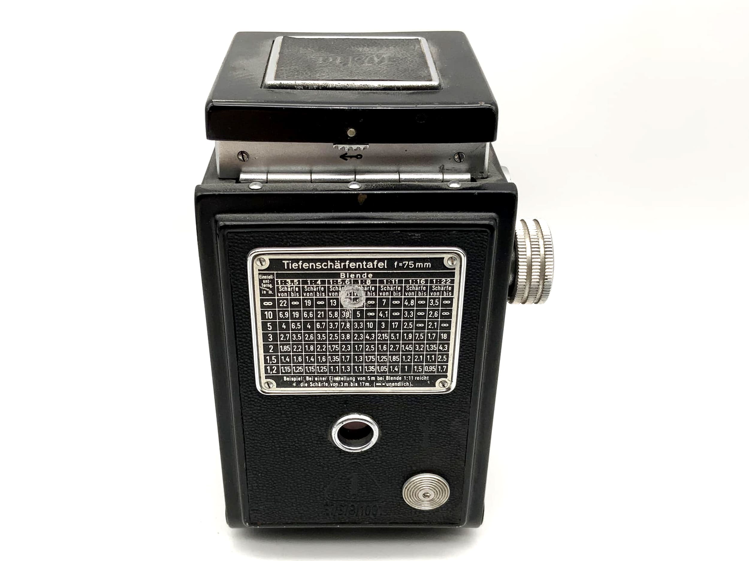Welta Reflekta II TLR with Meyer Optik Trioplan 1:3.5/75 Cludor medium format 6x6