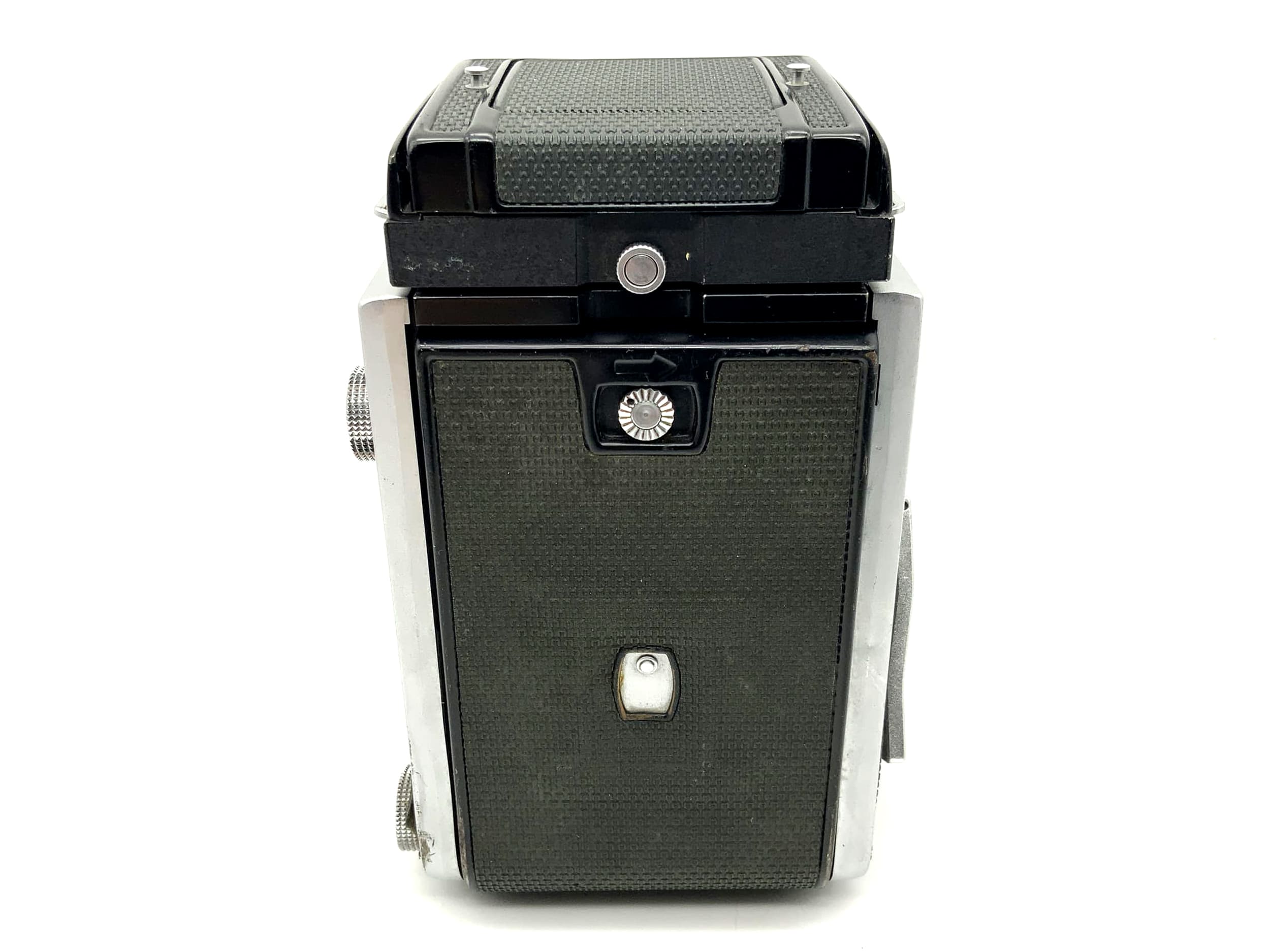 Mamiya C3 professional TLR with Mamiya Sekor 4.5/55mm 6x6 housing, drop damage