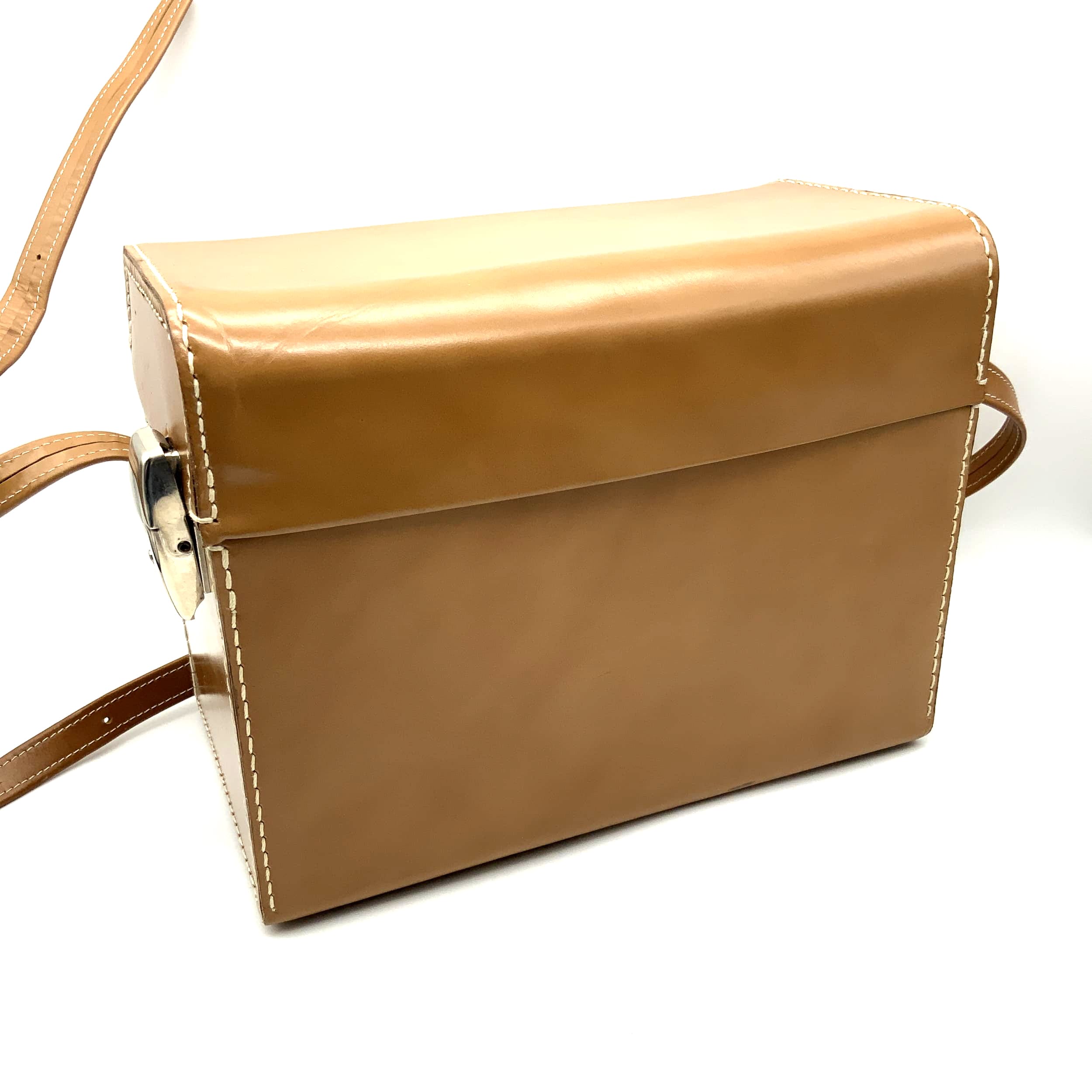 Hasselblad camera case 515, light brown, approx. 26x17x14.5cm, leather case