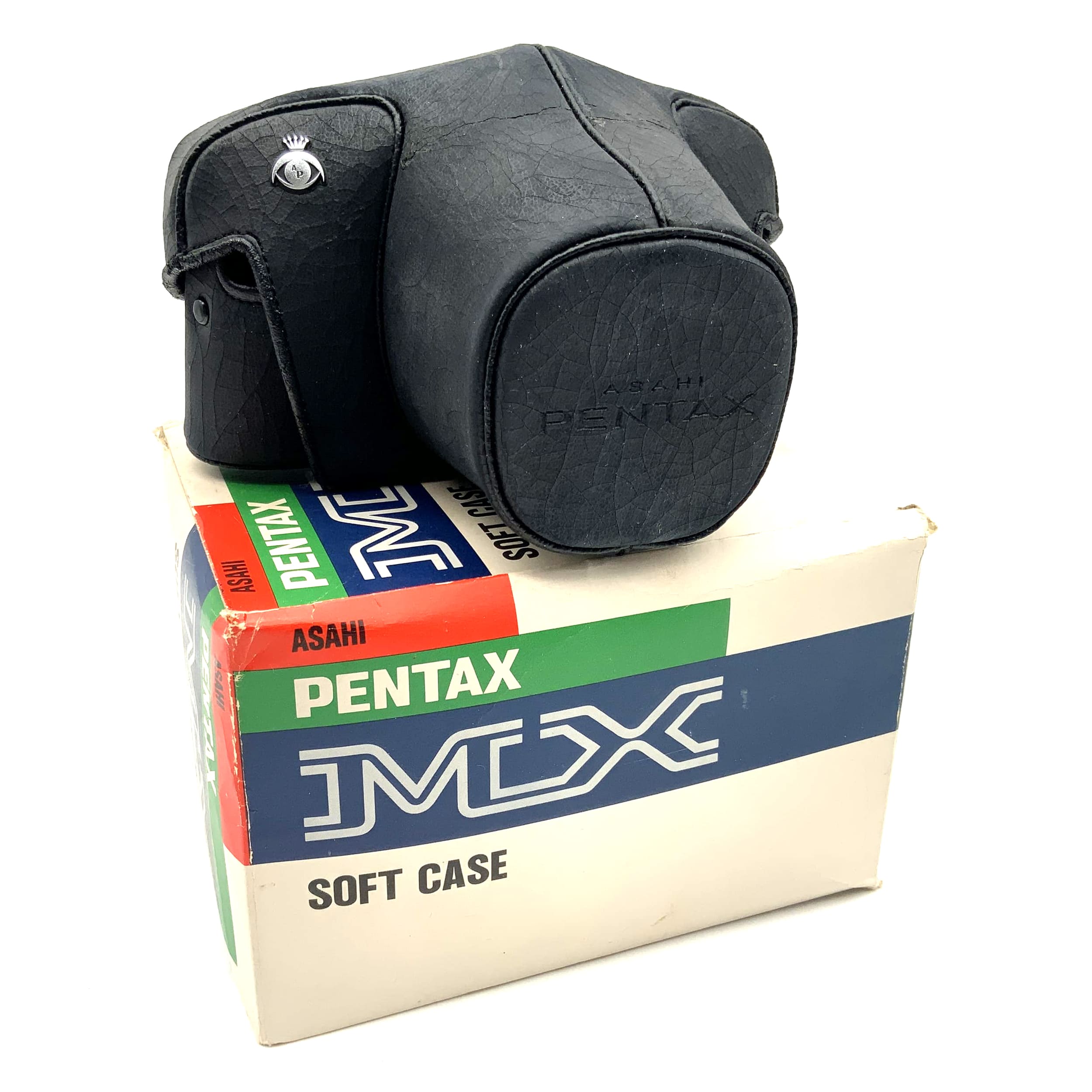 Asahi Pentax MX camera bag, black, in original packaging