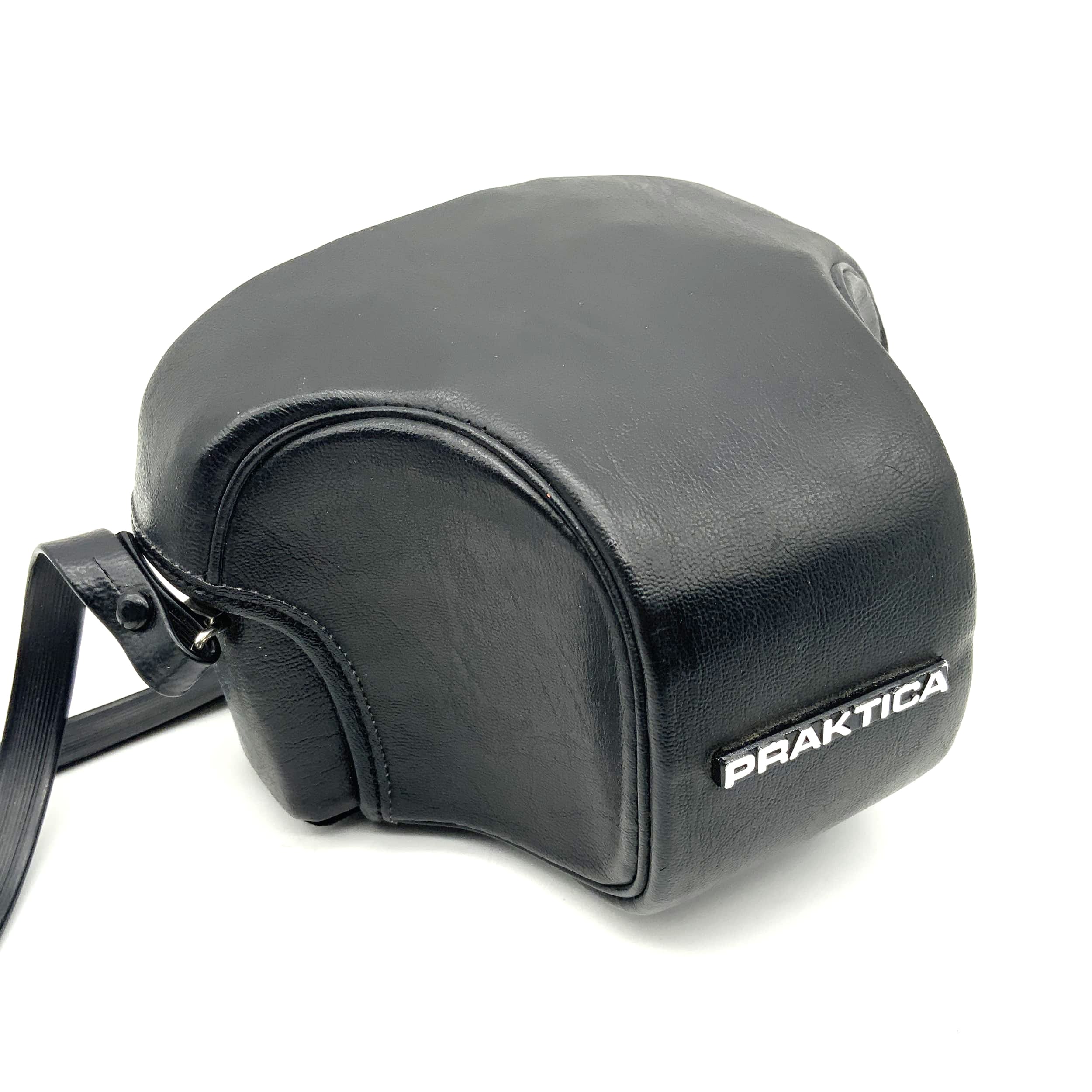 Praktica ready bag, black leather bag for Praktica B models