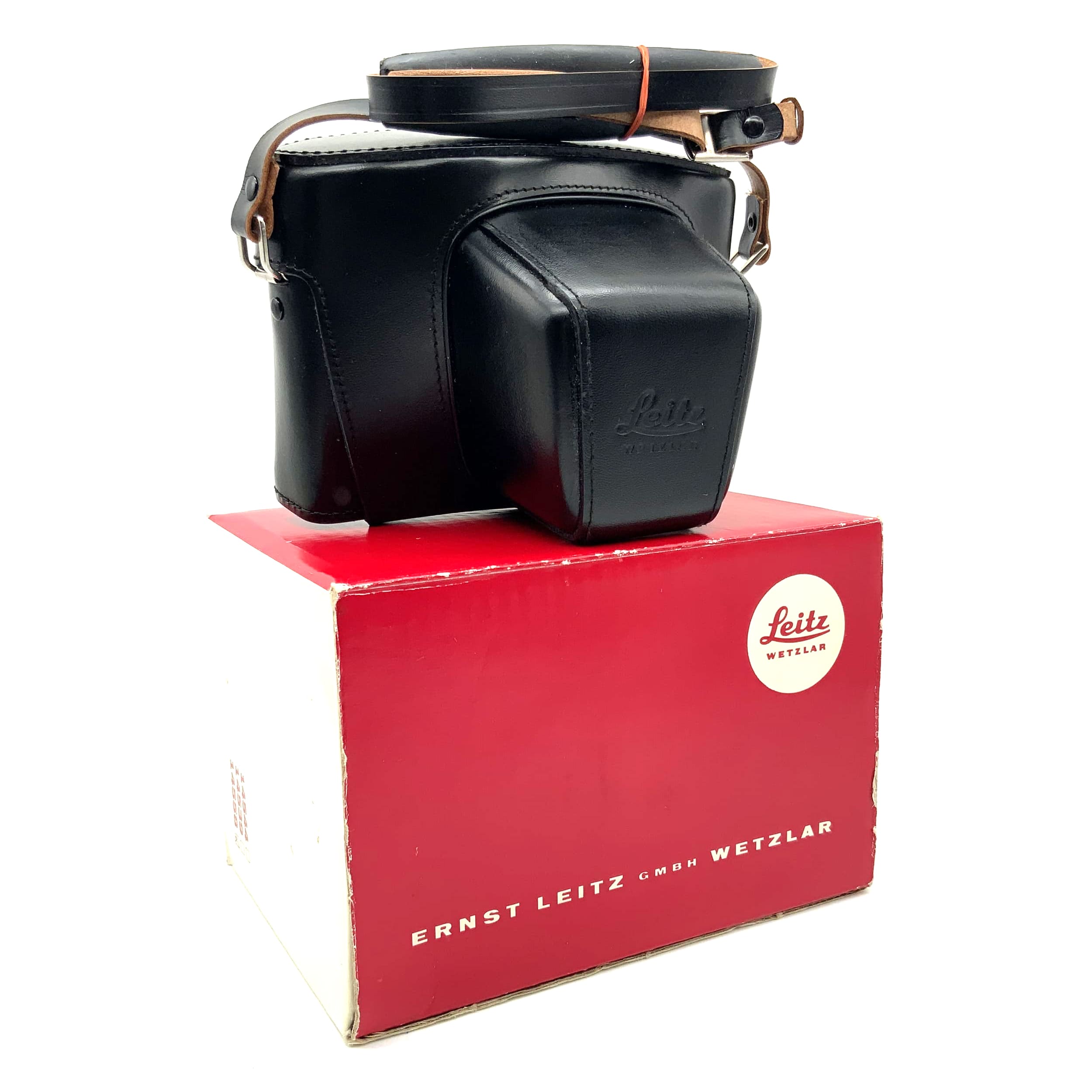 Leitz ready bag 14558 black leather camera bag for Leica in original packaging