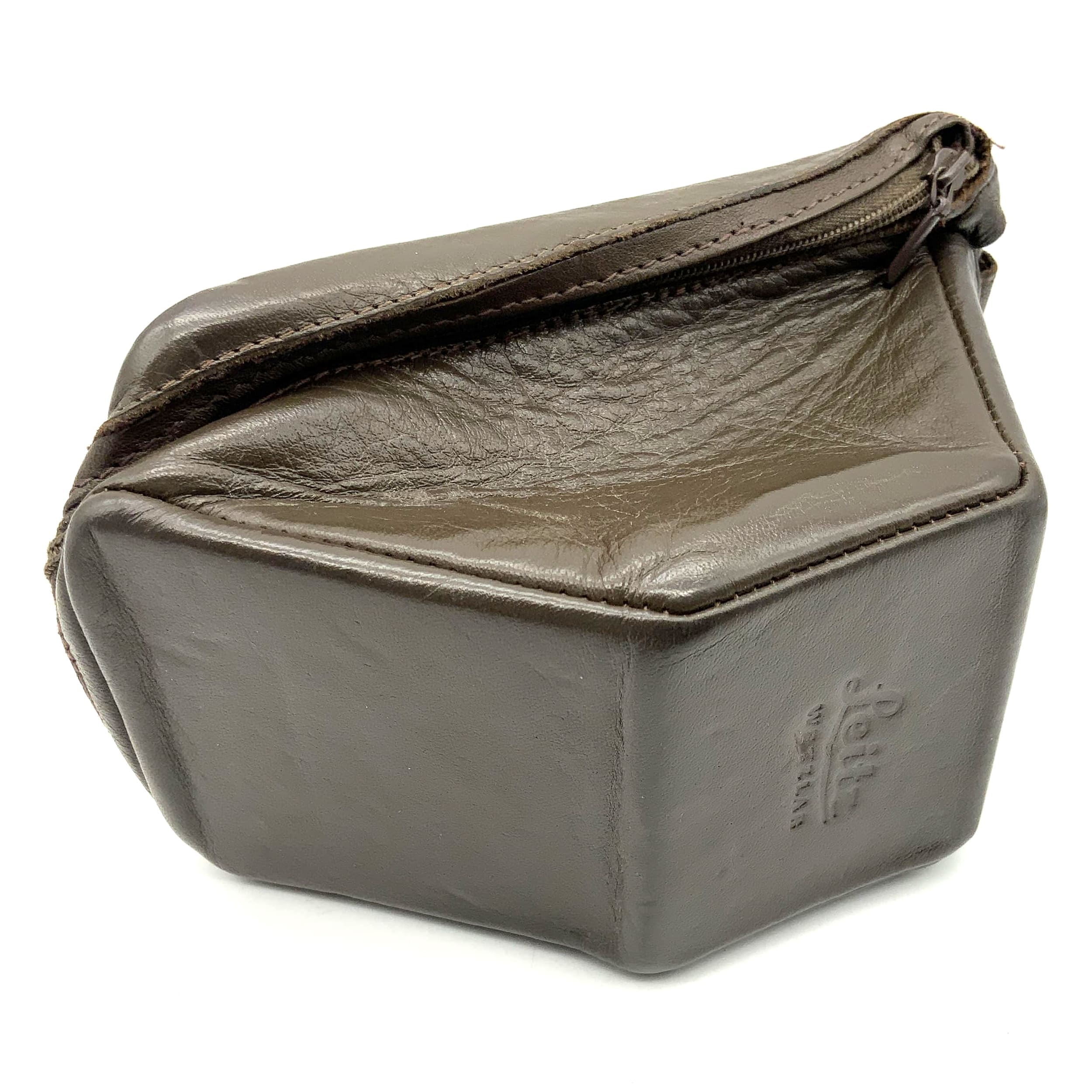 Leitz brown leather camera bag for Leica M5