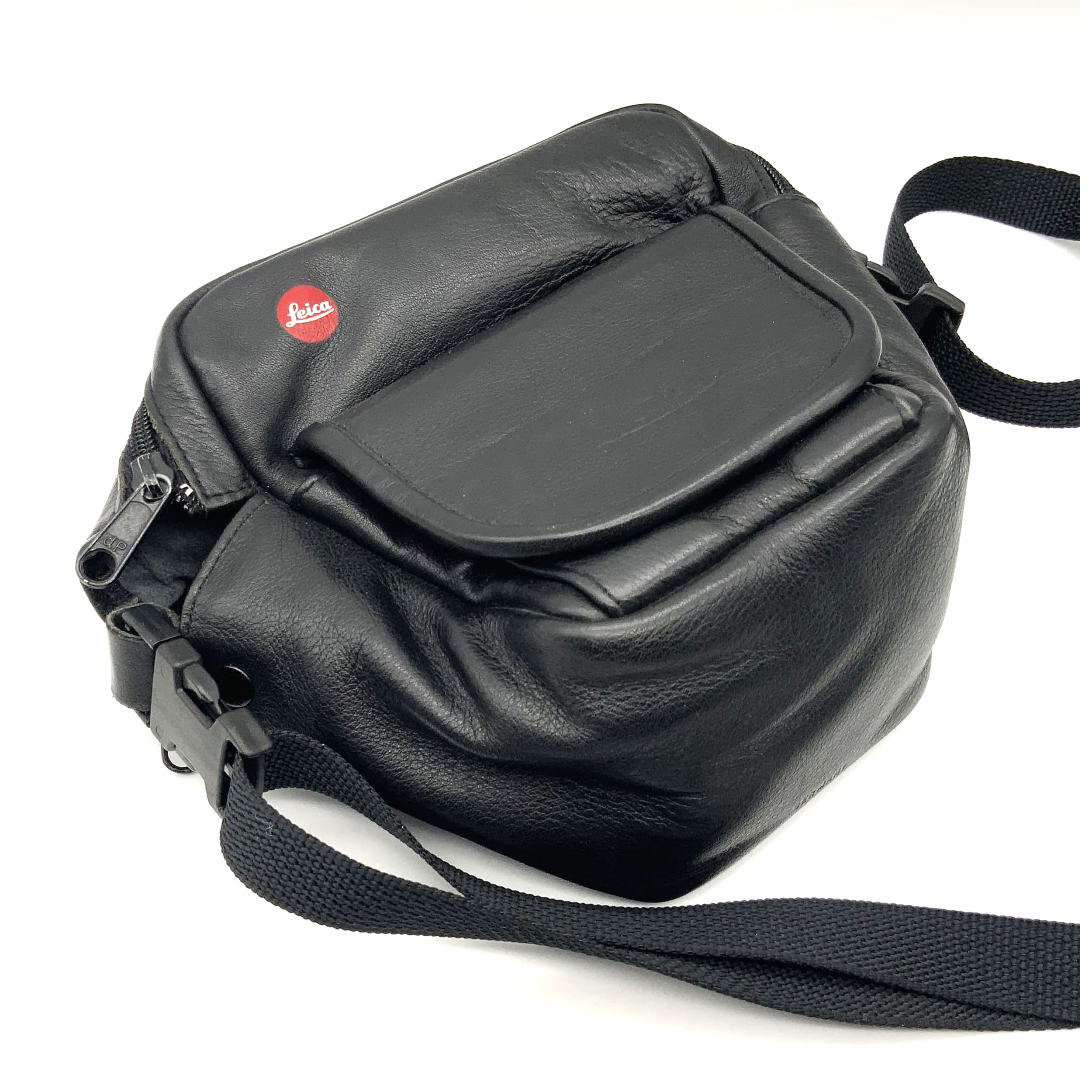Leica Ready Bag RE black leather camera bag for Leica RE