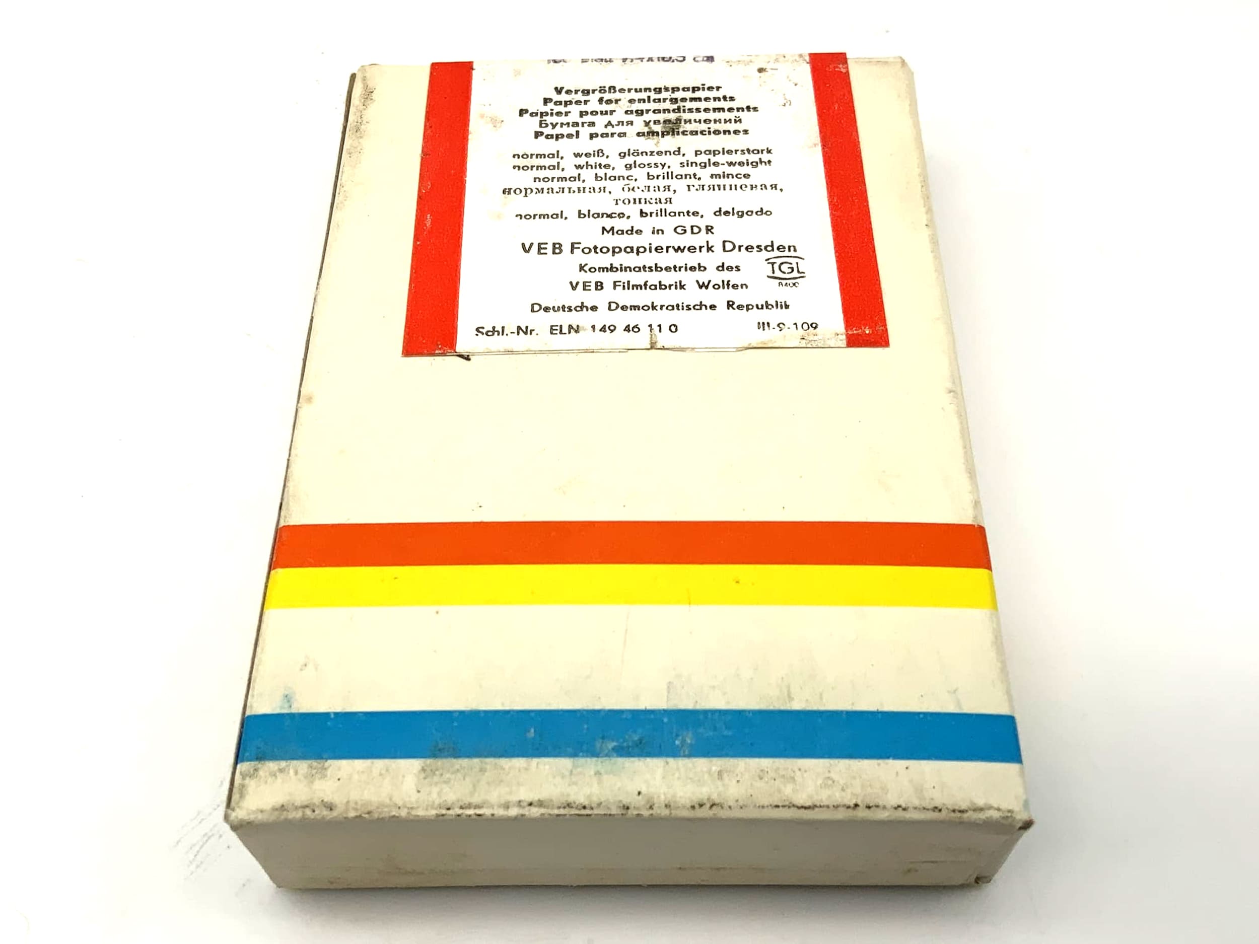 ORWO Photo Paper BN1 100 Sheets 7.4x10.5cm New Universal BN1 Enlarging Paper