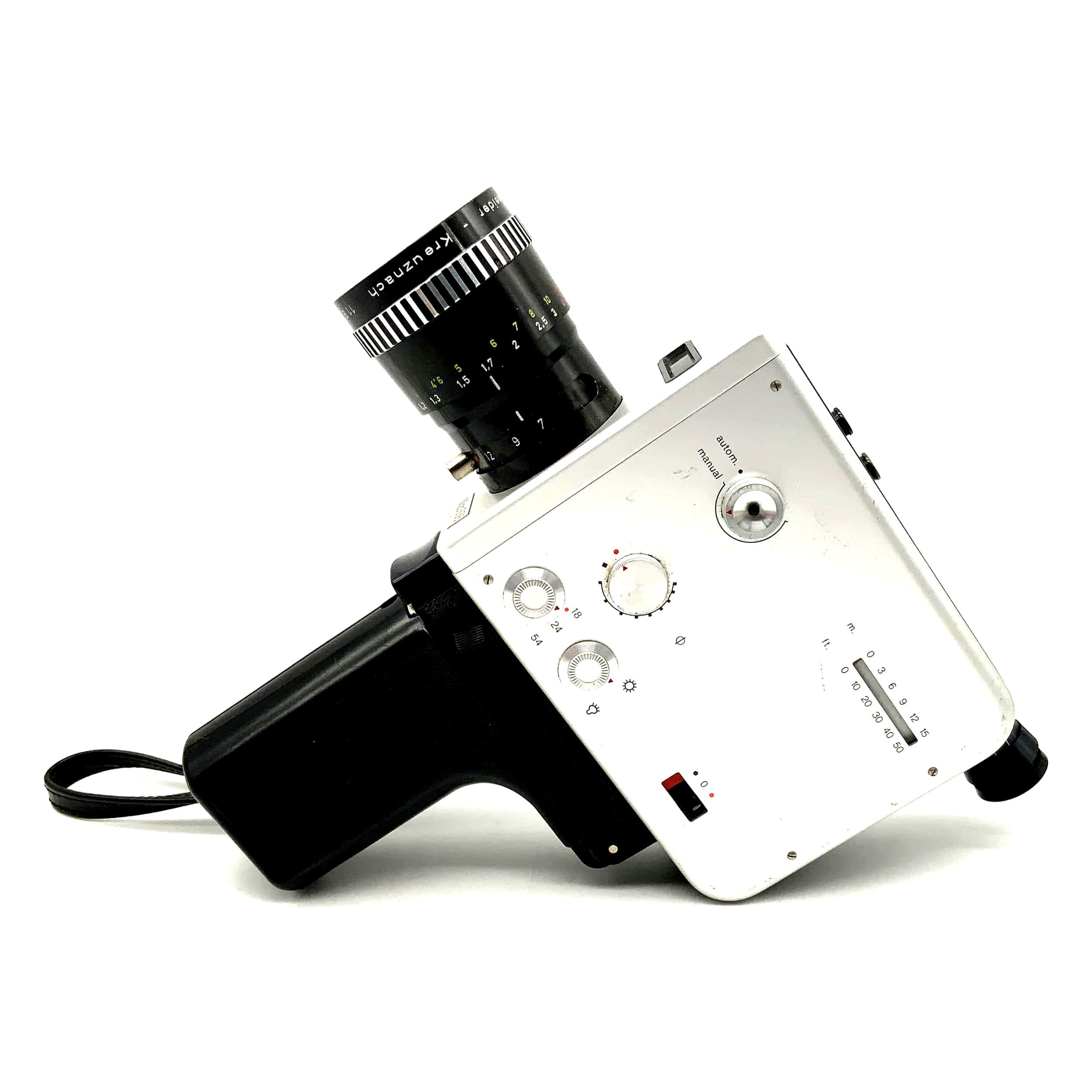 Braun Nizo S56 film camera Schneider Kreuznach Variogon 1:1.8/7-56 Super 8 camera