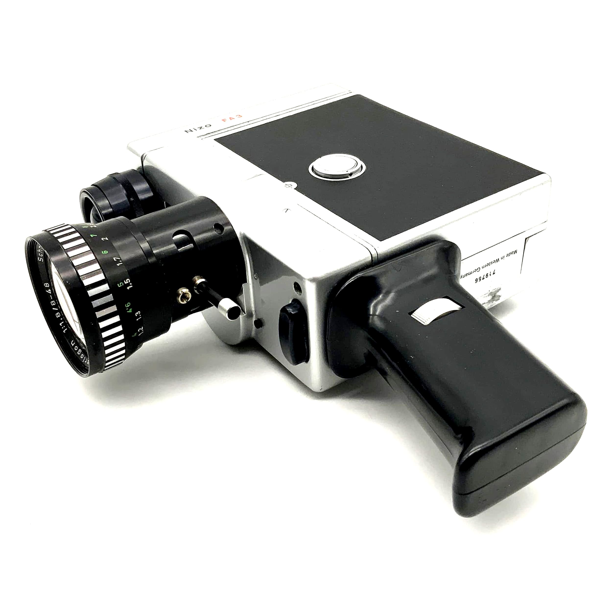 Braun Nizo FA3 film camera Schneider Kreuznach Variogon 1:1.8/8-48 Super 8 camera