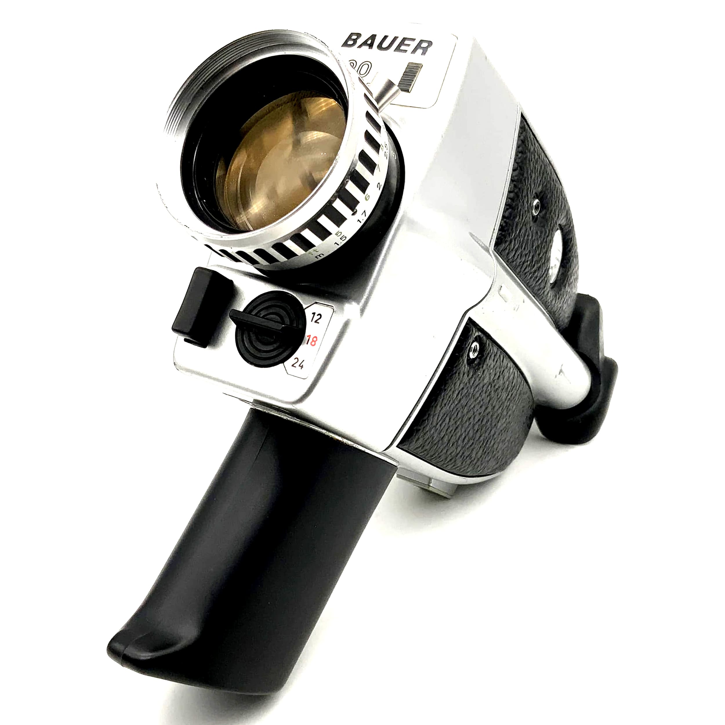 Bauer C20 super film camera with Neovaron 1:1.8/8-48 Super 8 camera movie camera