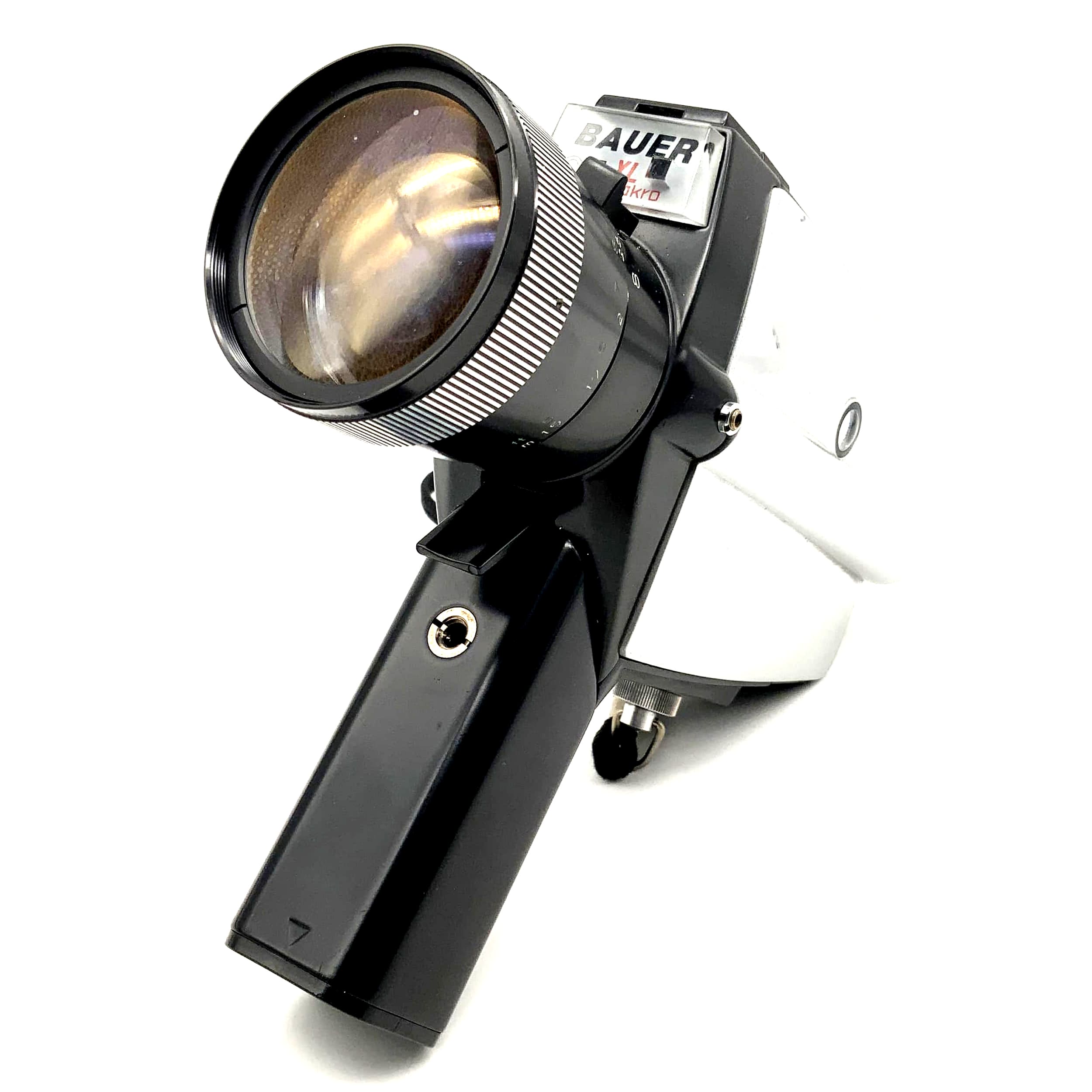 Bauer C5 XL macro film camera with Neovaron 1.2/8-40 Super 8 camera movie camera