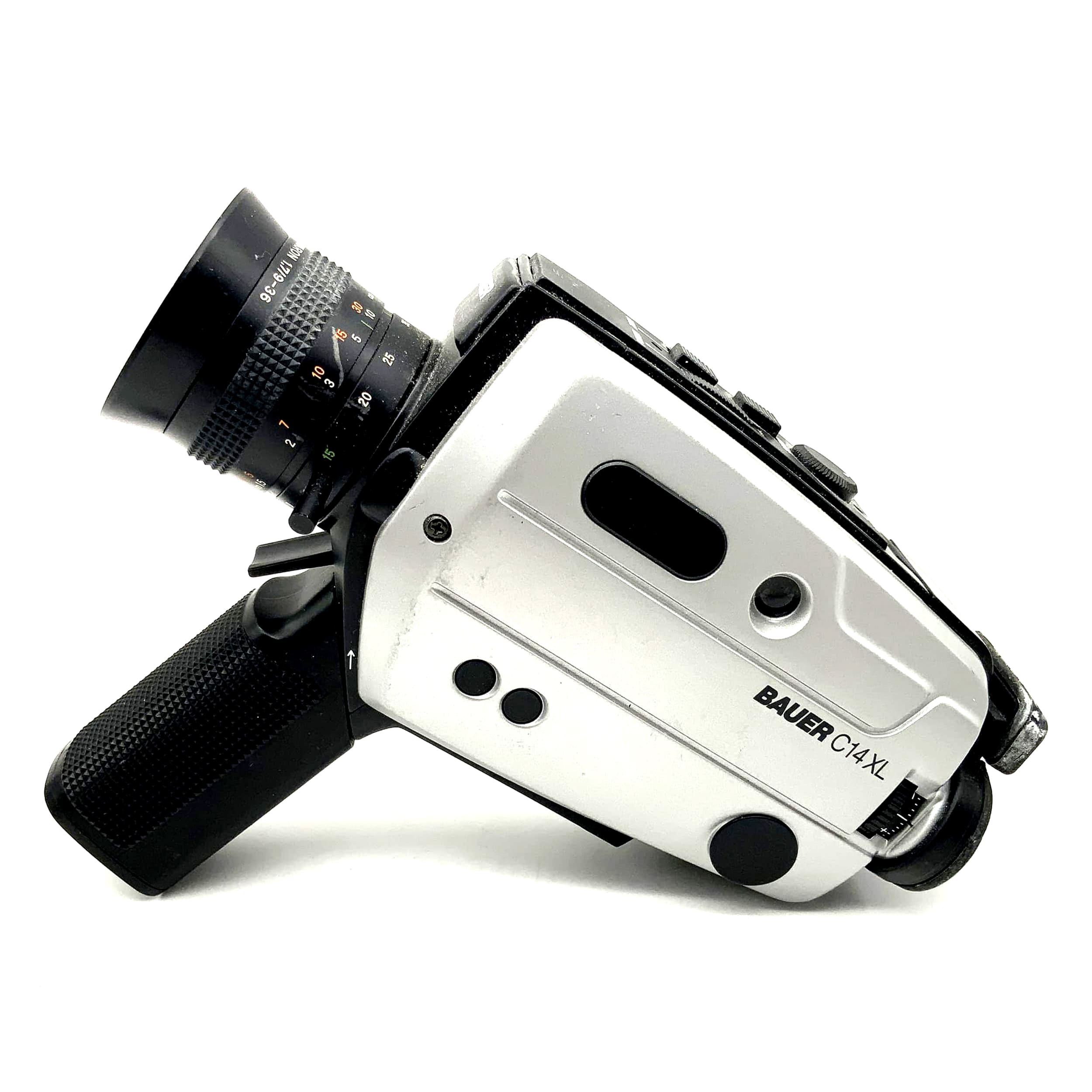 Bauer C14XL film camera with Neovaron 1.7/9-36 Super 8 camera movie camera