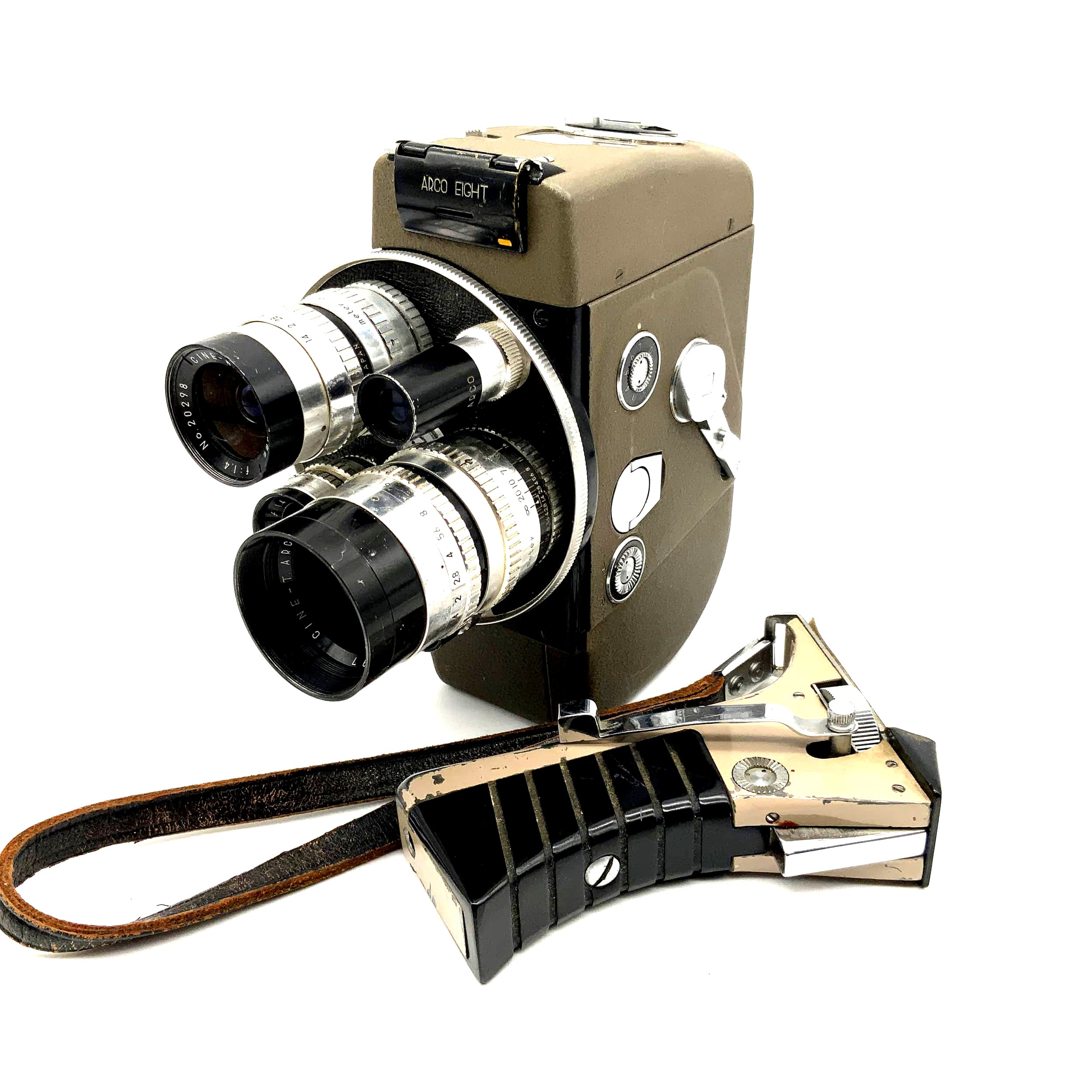 Arco Eight K803 film camera with lenses Super 8 camera movie camera